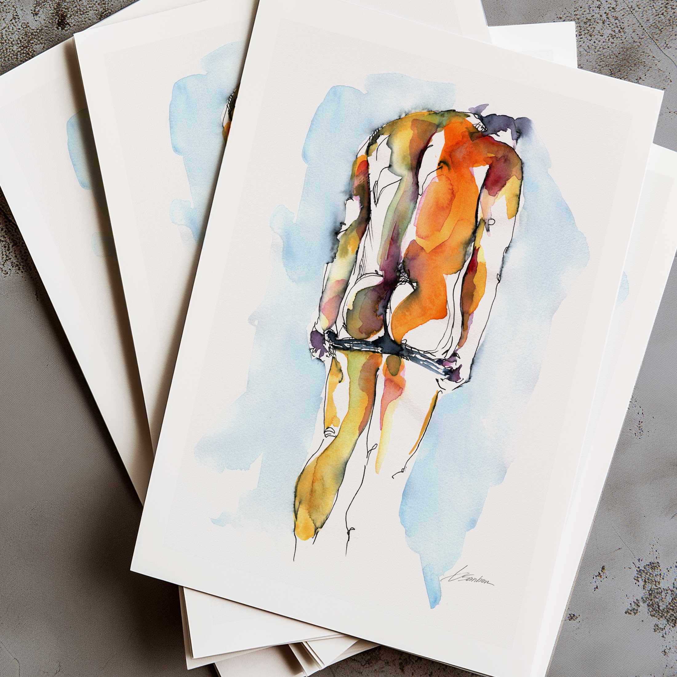 Held by a Thread – Art Print Artist Brenden Sanborn