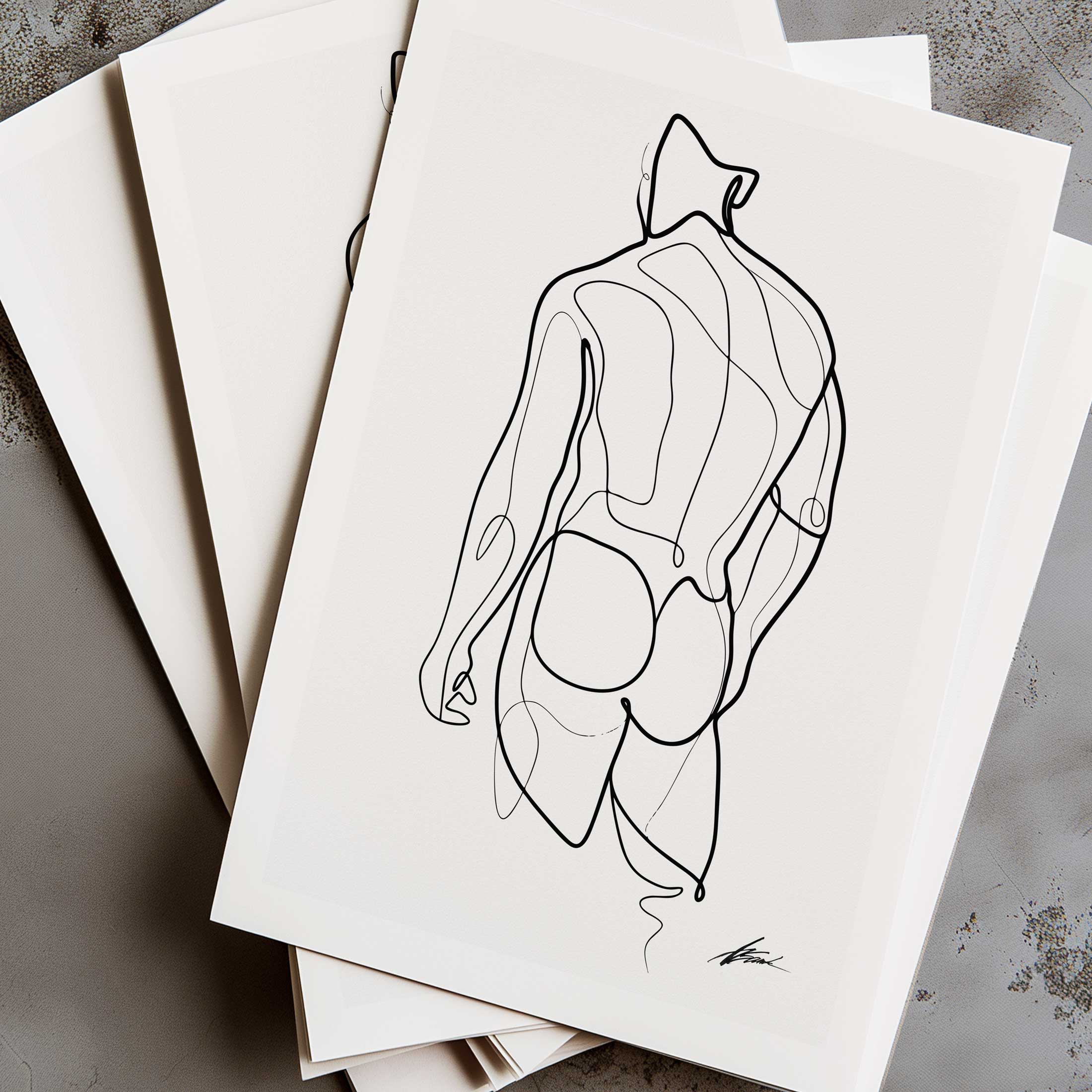 Curves in One Breath – Art Print Artist Brenden Sanborn