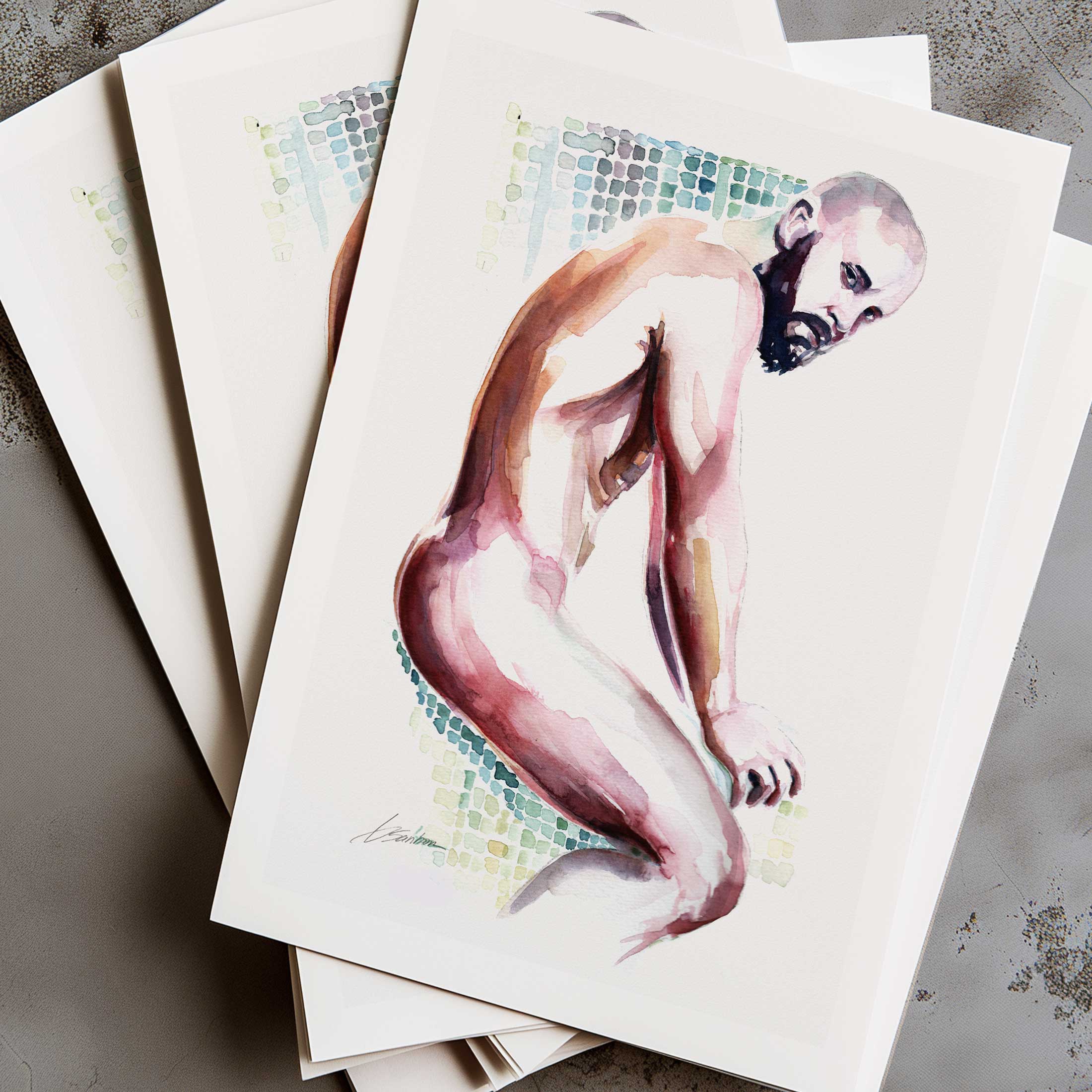 Silent Pause in the Glow – Art Print Artist Brenden Sanborn