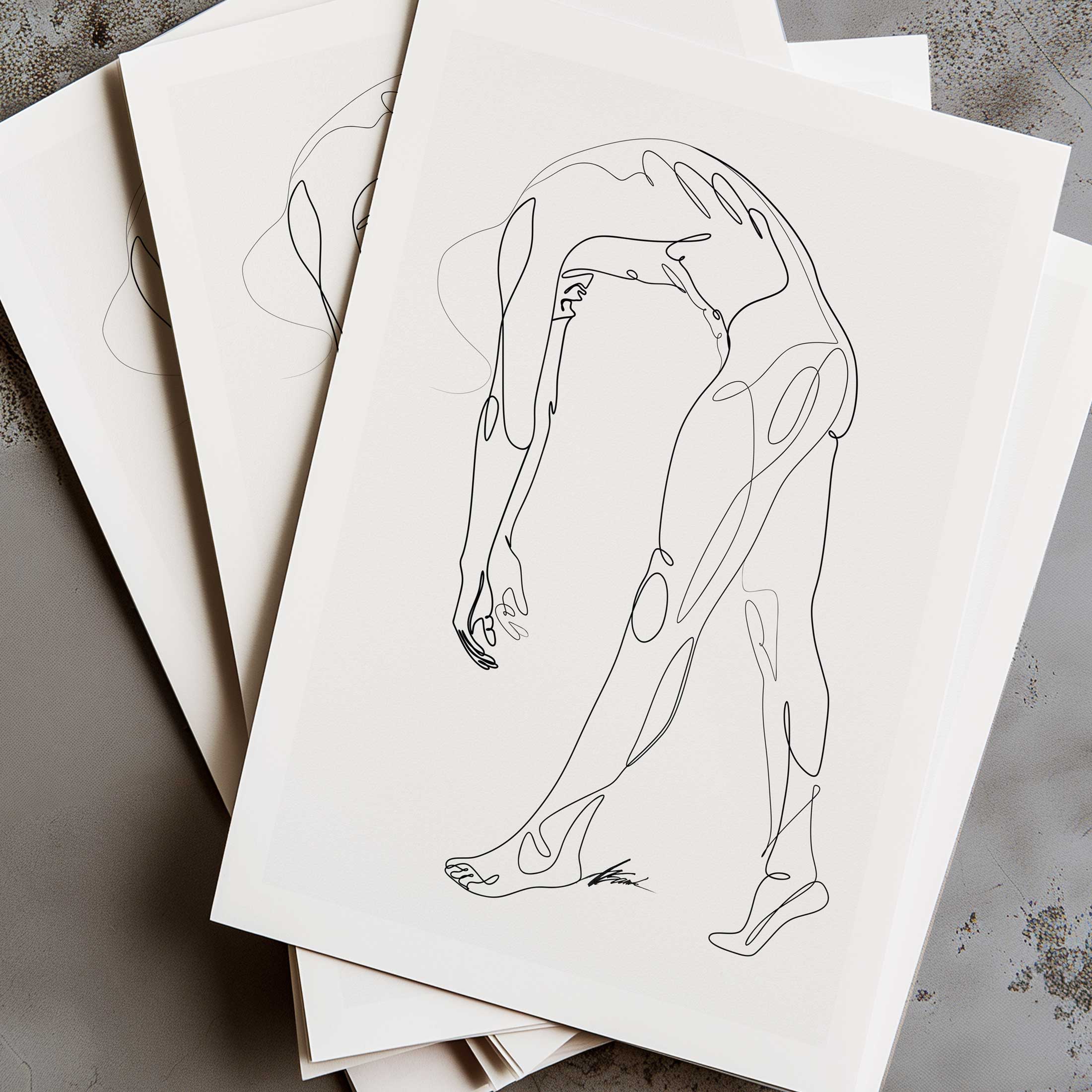 Falling into Form – Art Print Artist Brenden Sanborn