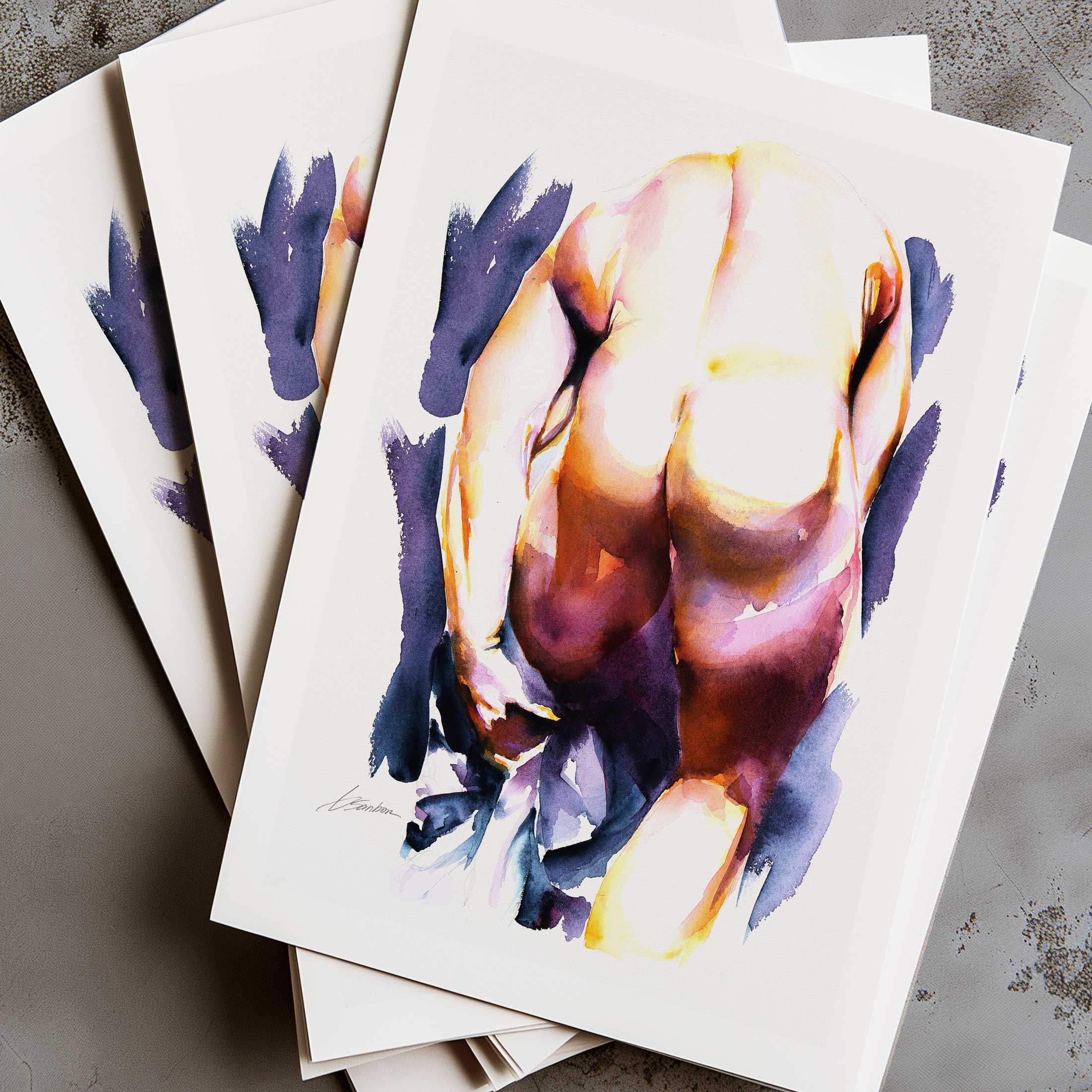Bending into the Light – Art Print Artist Brenden Sanborn