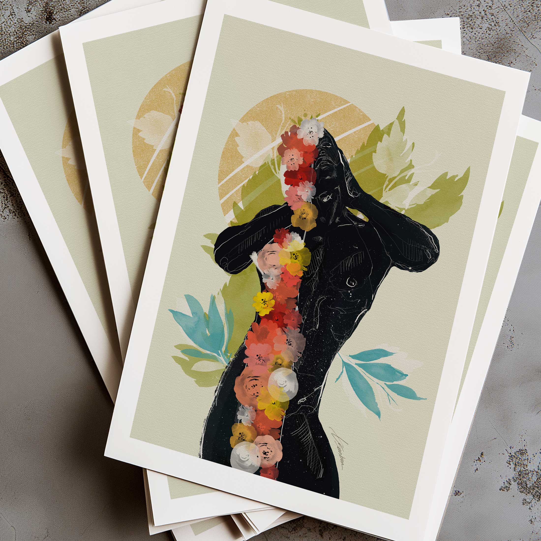 Bloom and Surrender – Art Print Artist Brenden Sanborn