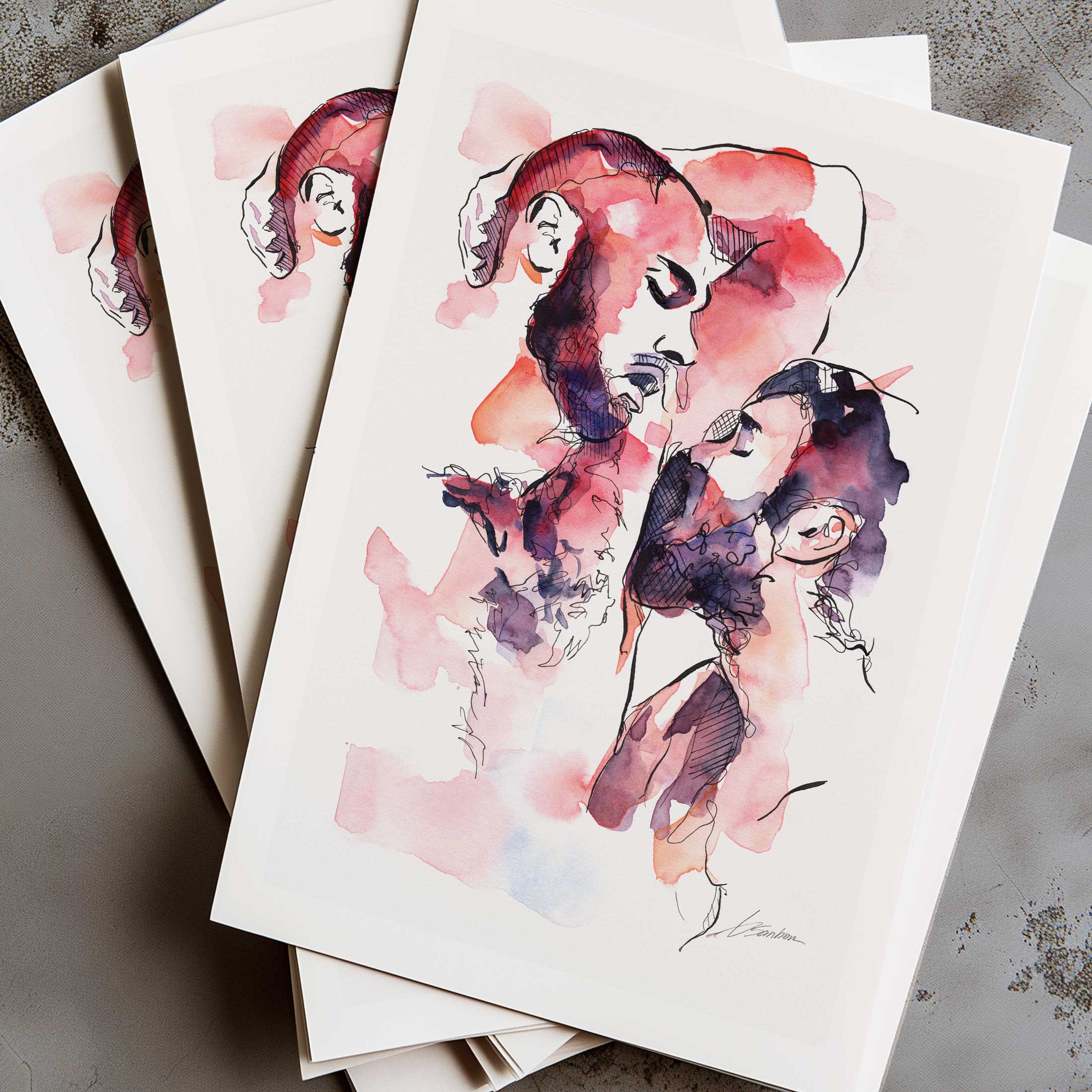 Breath Between Us – Art Print Artist Brenden Sanborn