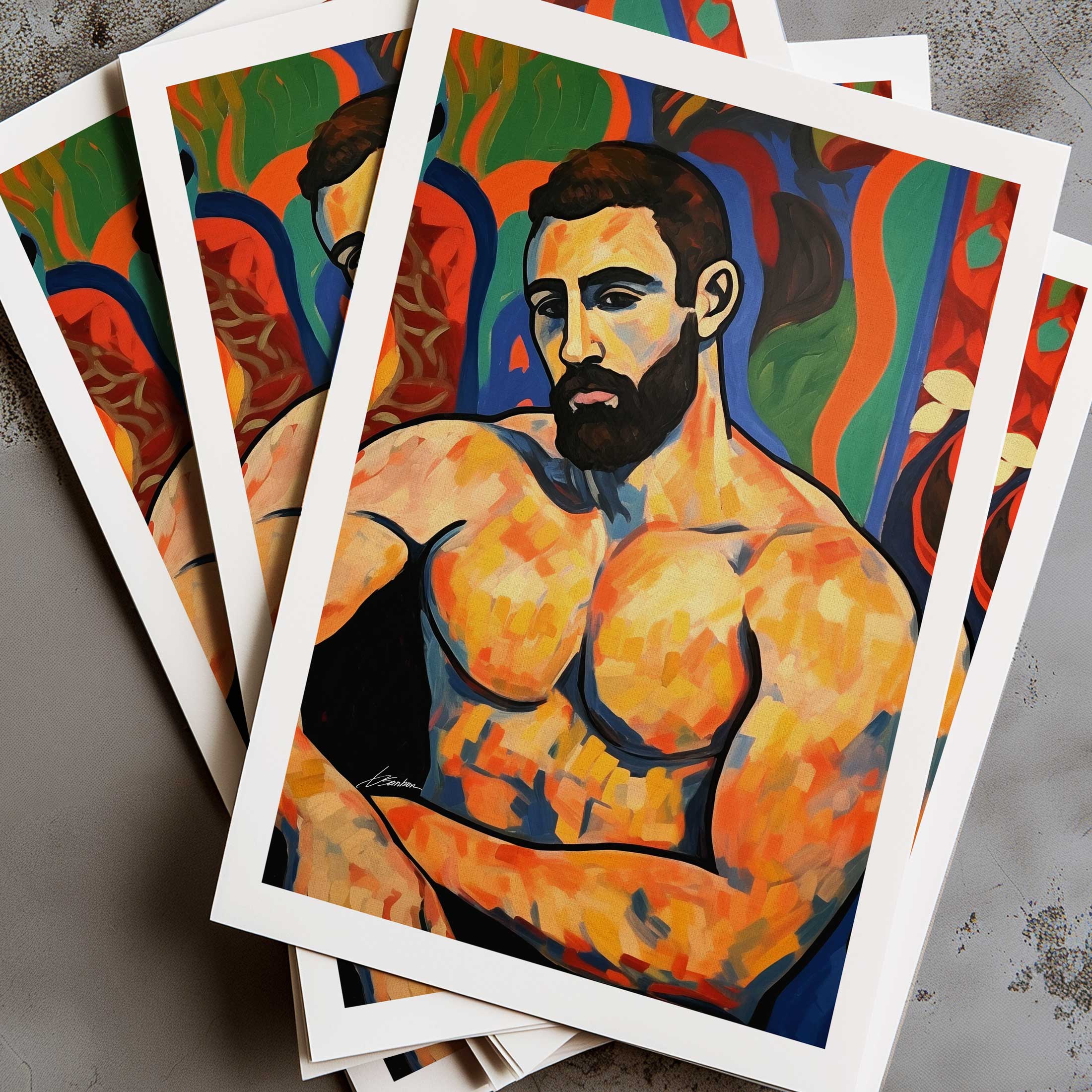 Lounge and Gaze – Art Print Artist Brenden Sanborn