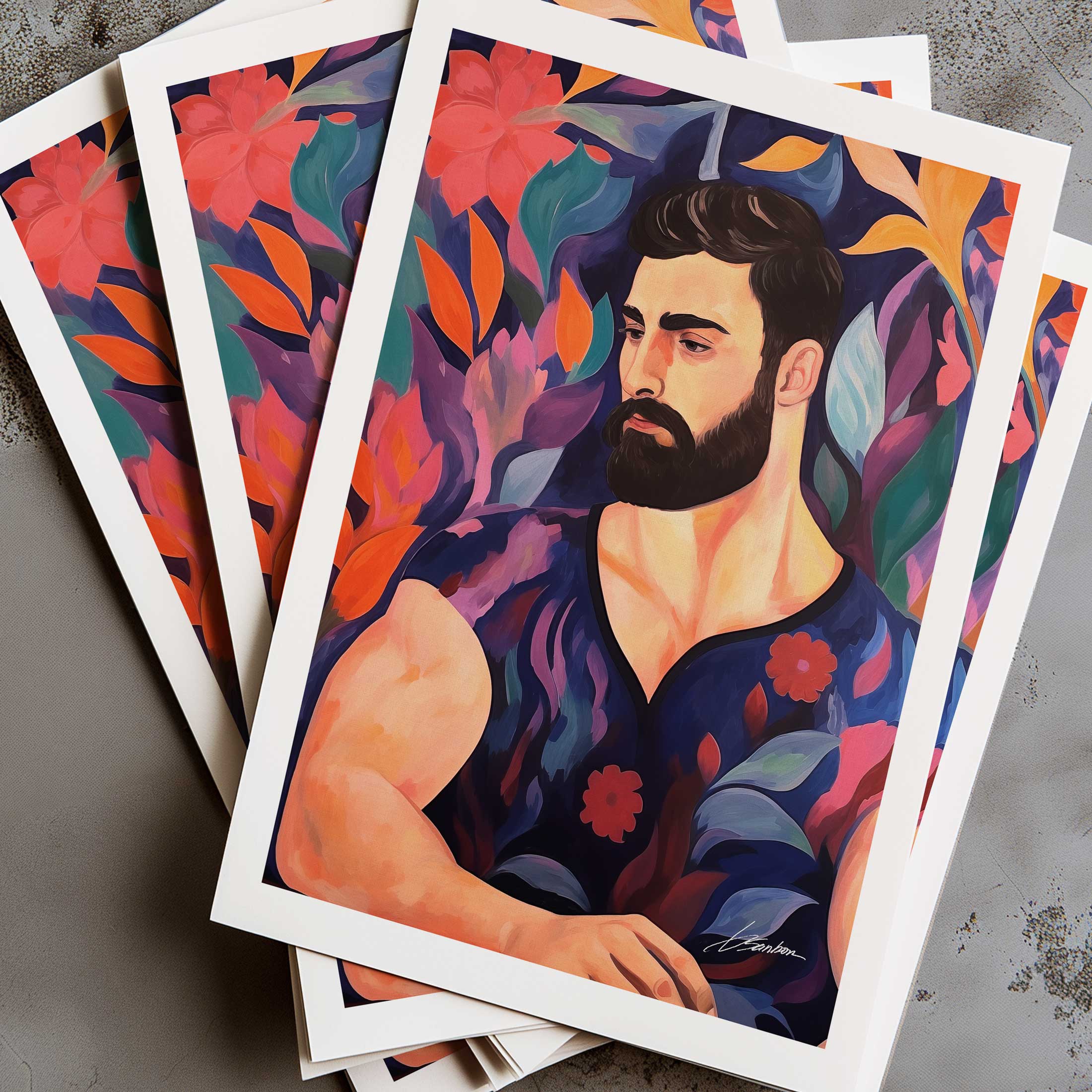 Floral Thoughts and Strength – Art Print Artist Brenden Sanborn