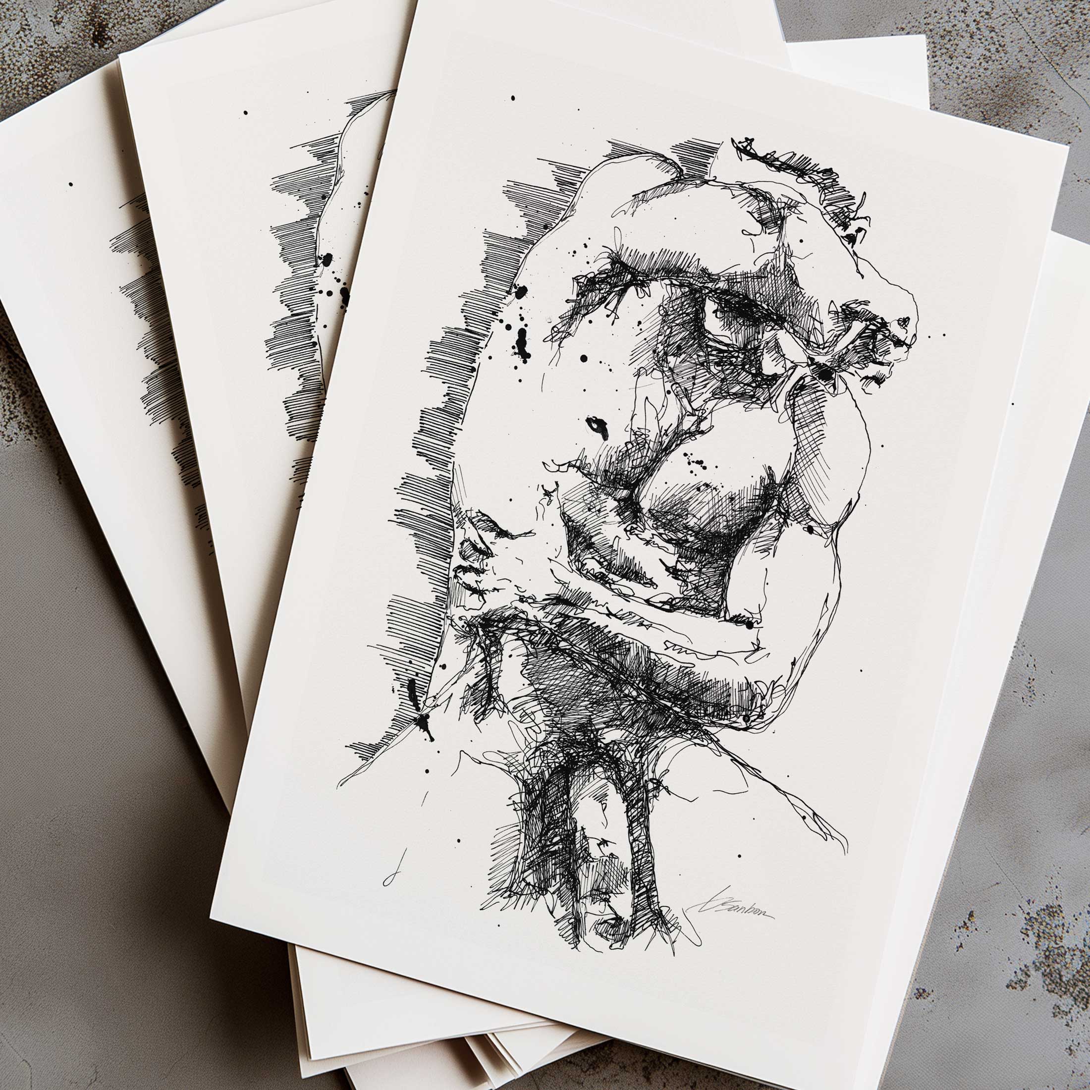 What I Hold In – Art Print Artist Brenden Sanborn