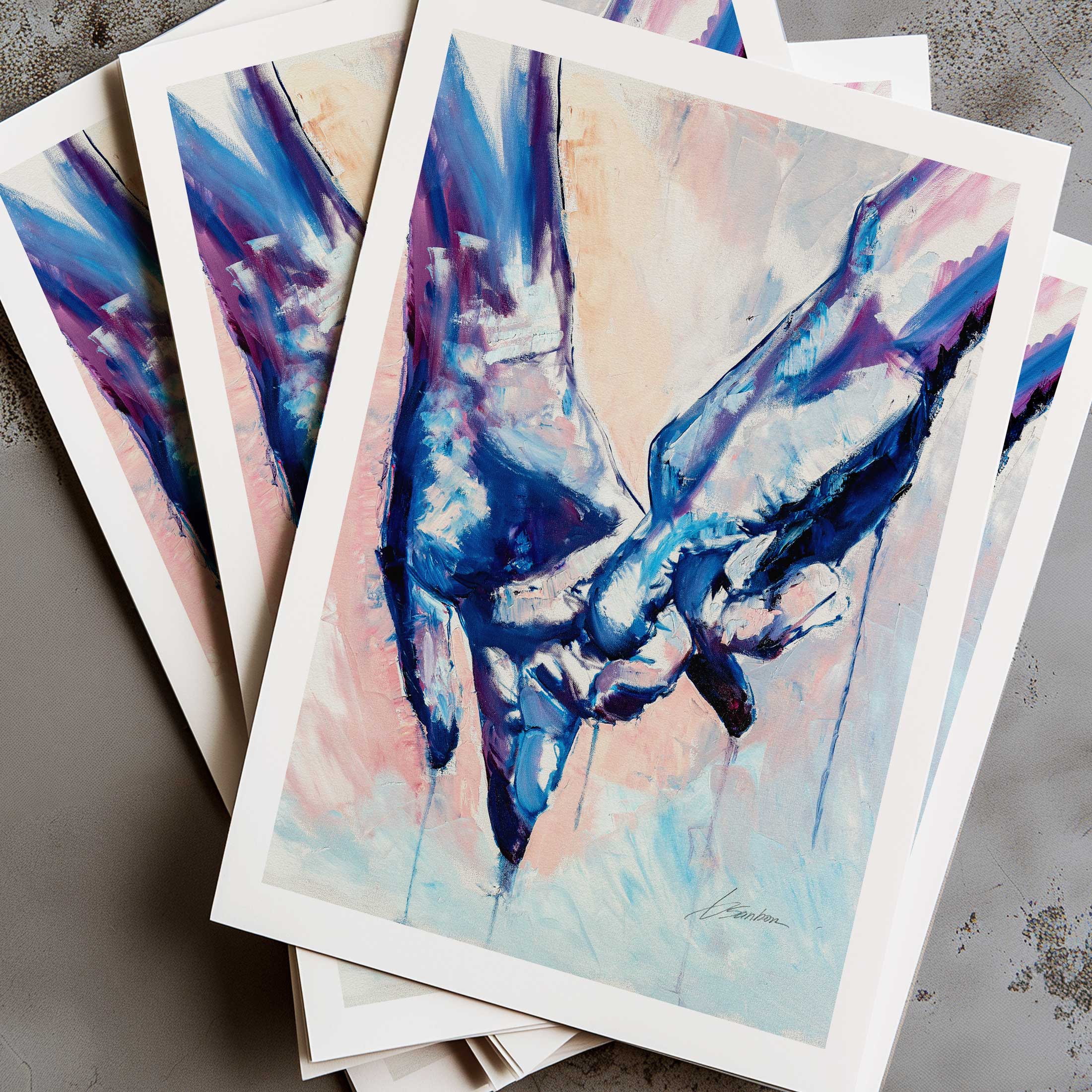 Hand in Hand – Art Print Artist Brenden Sanborn