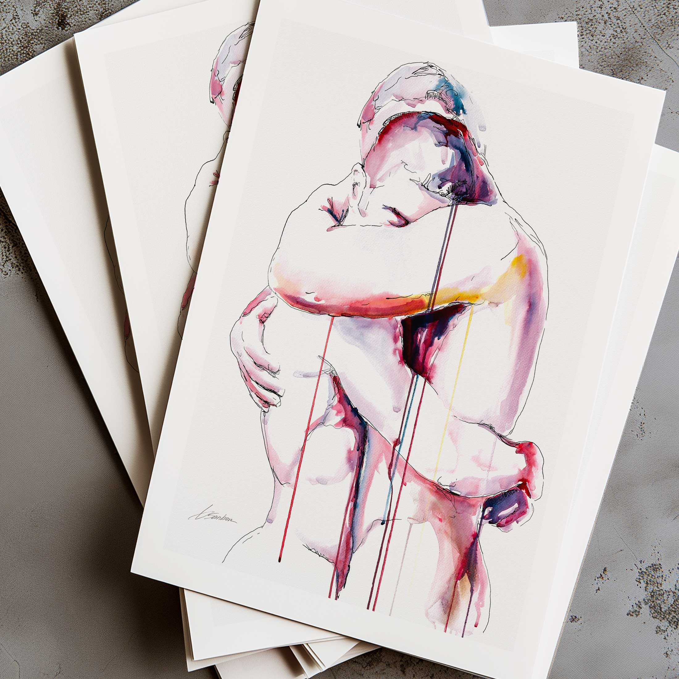 Never Let Me Go - Art Print Artist Brenden Sanborn