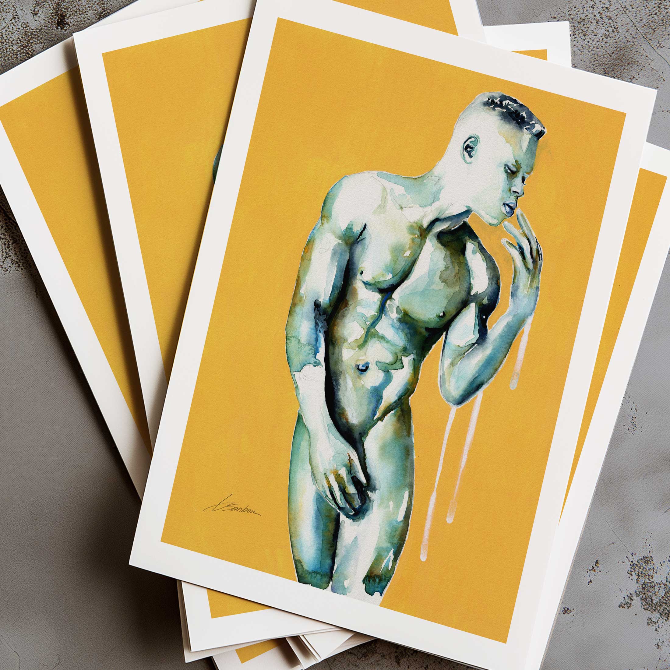 The Pause Before Desire – Art Print Artist Brenden Sanborn