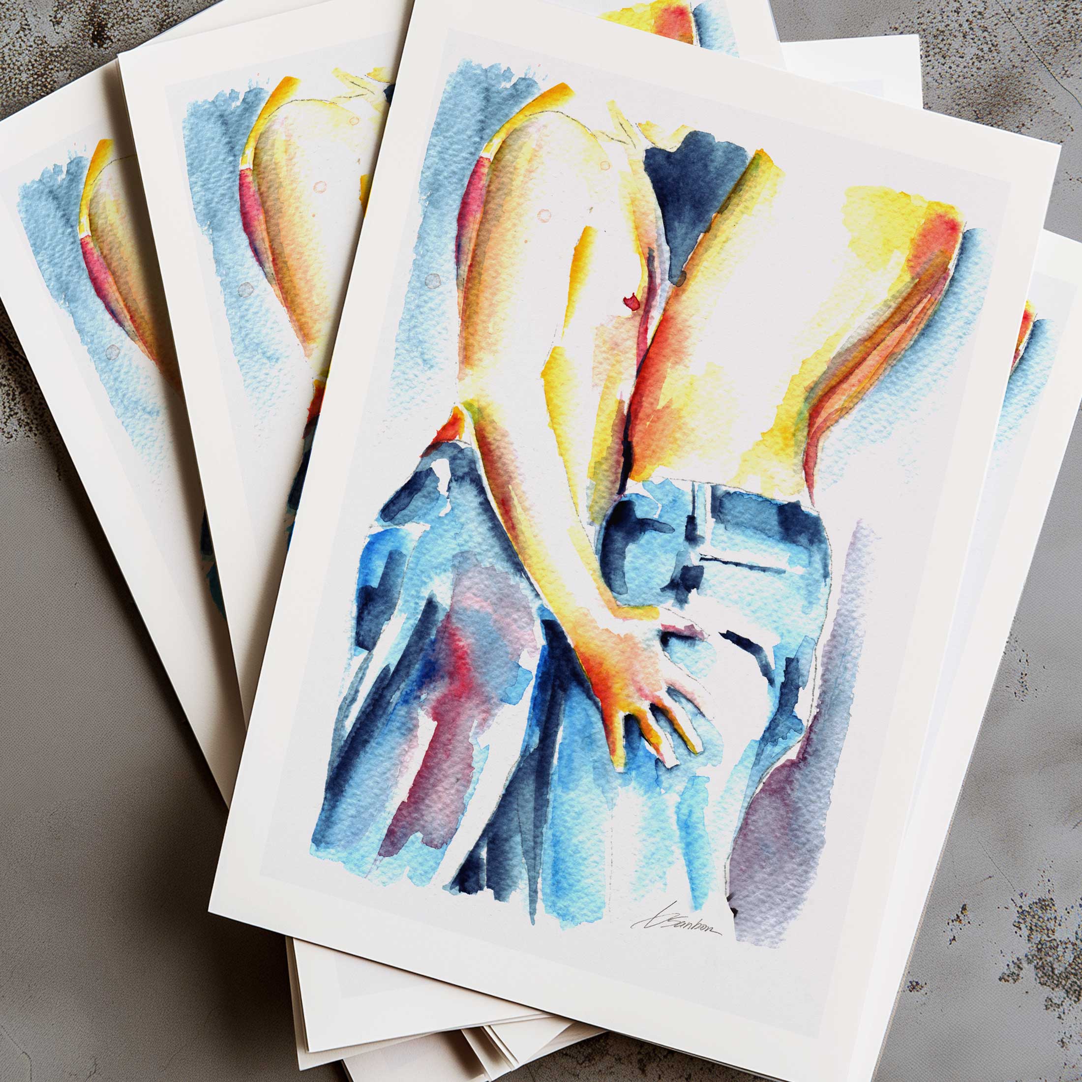Hand in the His Pocket – Art Print Artist Brenden Sanborn
