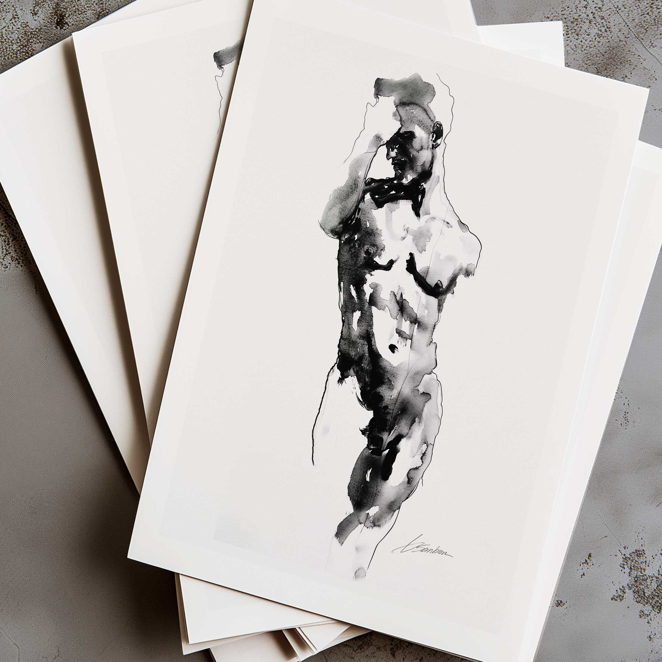 Thought Between Shadows – Art Print Artist Brenden Sanborn