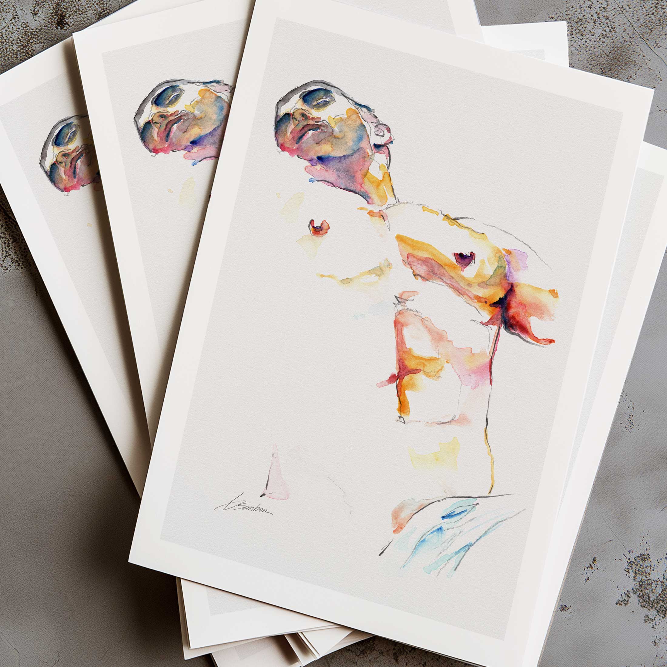 Reclined in Light – Art Print Artist Brenden Sanborn