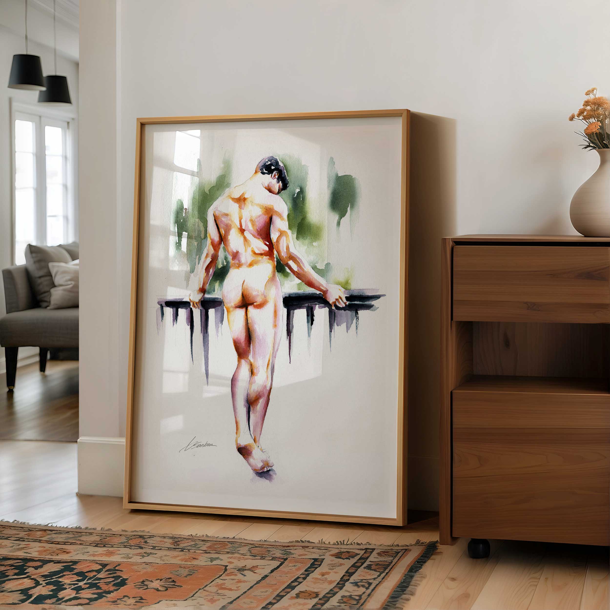 Leaning into the Breeze – Art Print Artist Brenden Sanborn