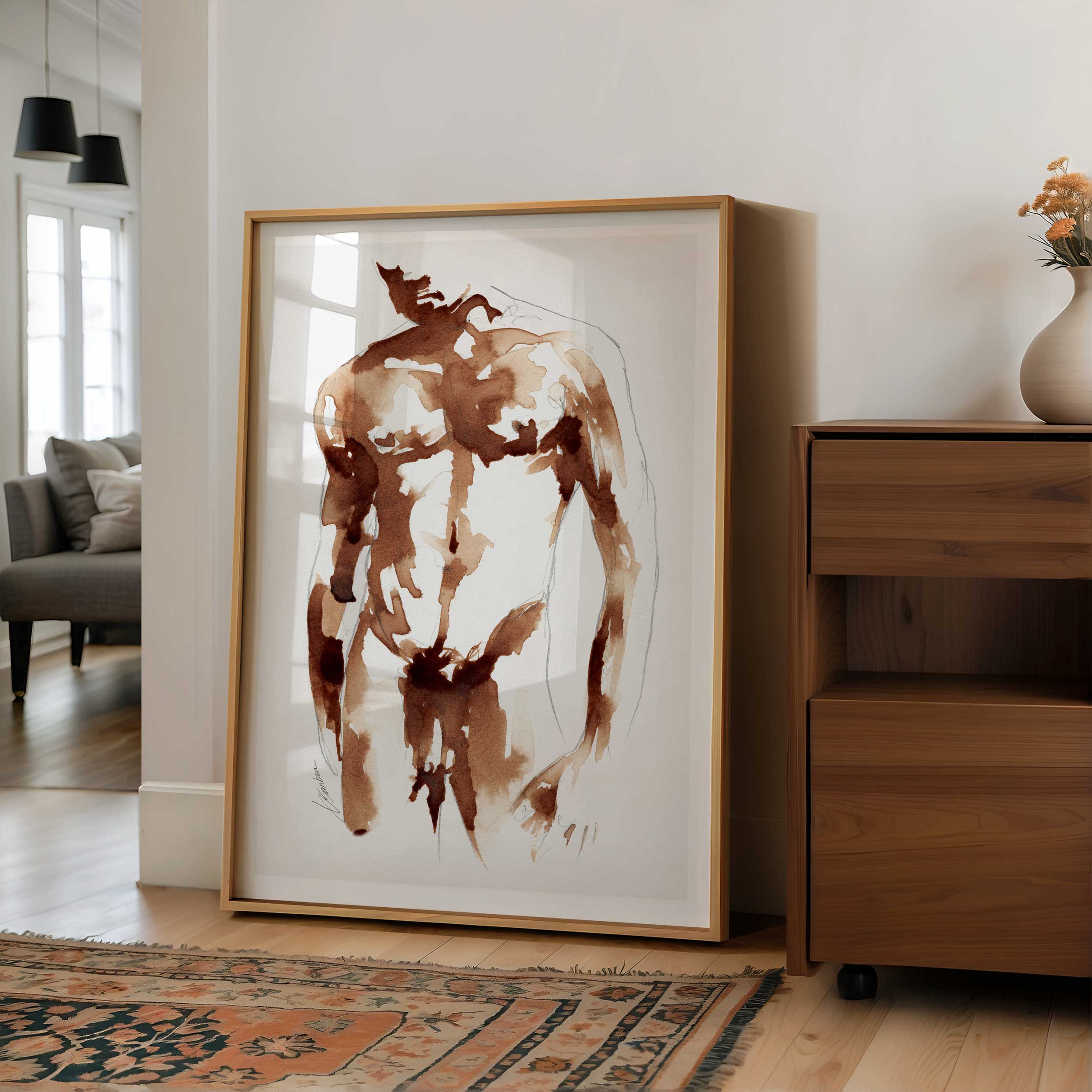 Brewing in Shadow and Light – Art Print Artist Brenden Sanborn
