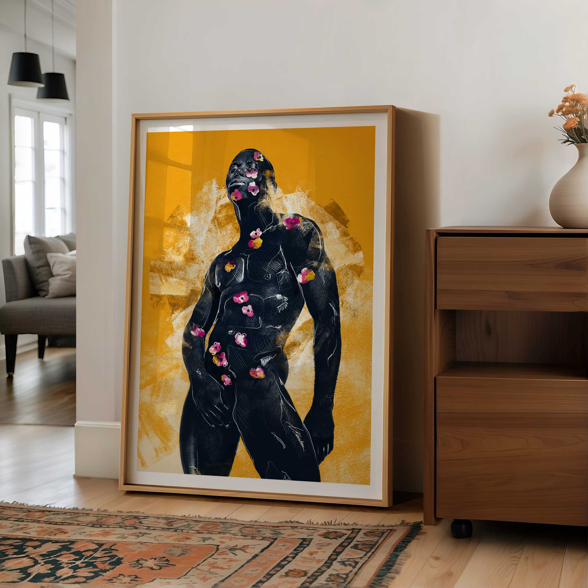 Blooms of a Content Soul - Art print Artist Brenden Sanborn
