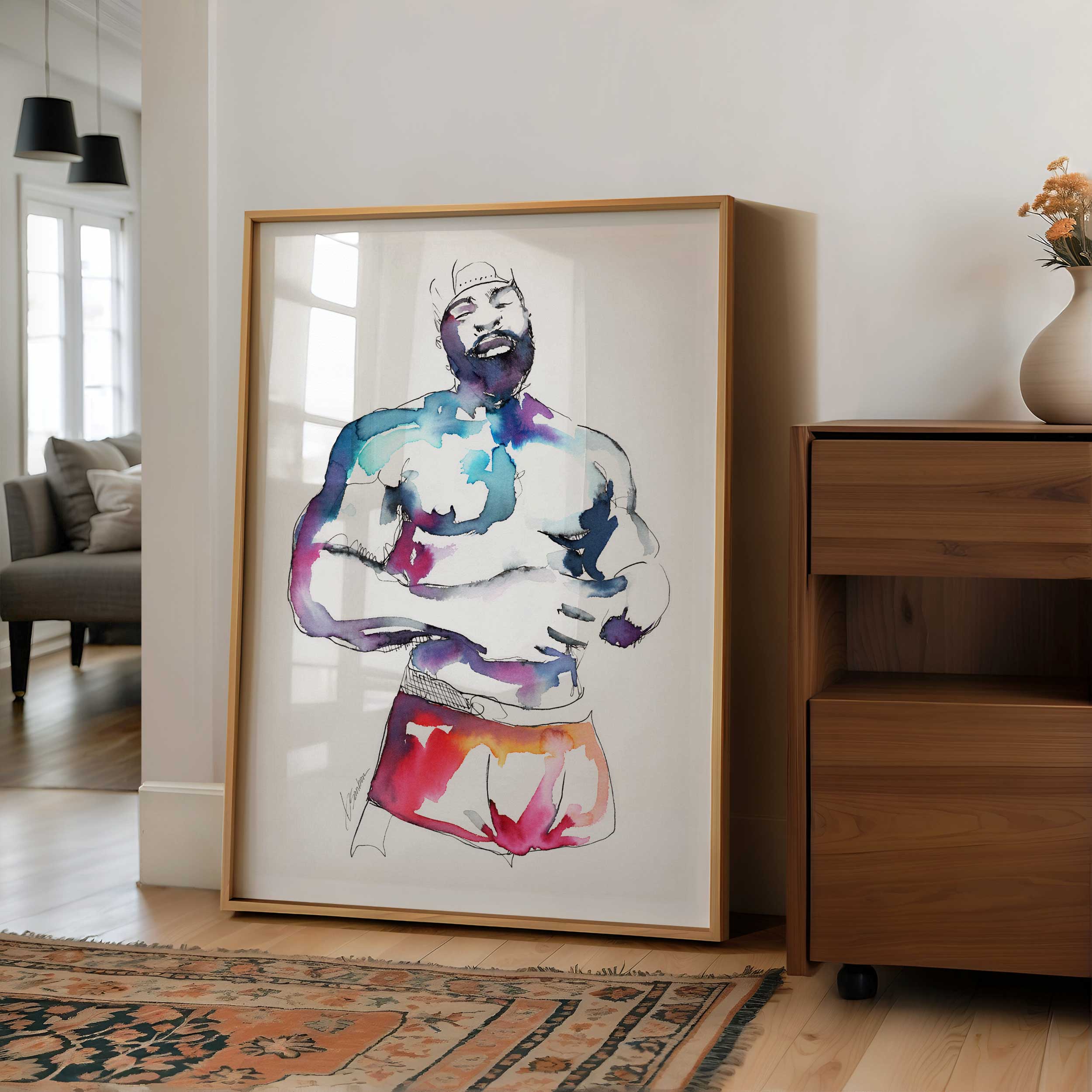 Confidence in Every Curve – Art Print Artist Brenden Sanborn