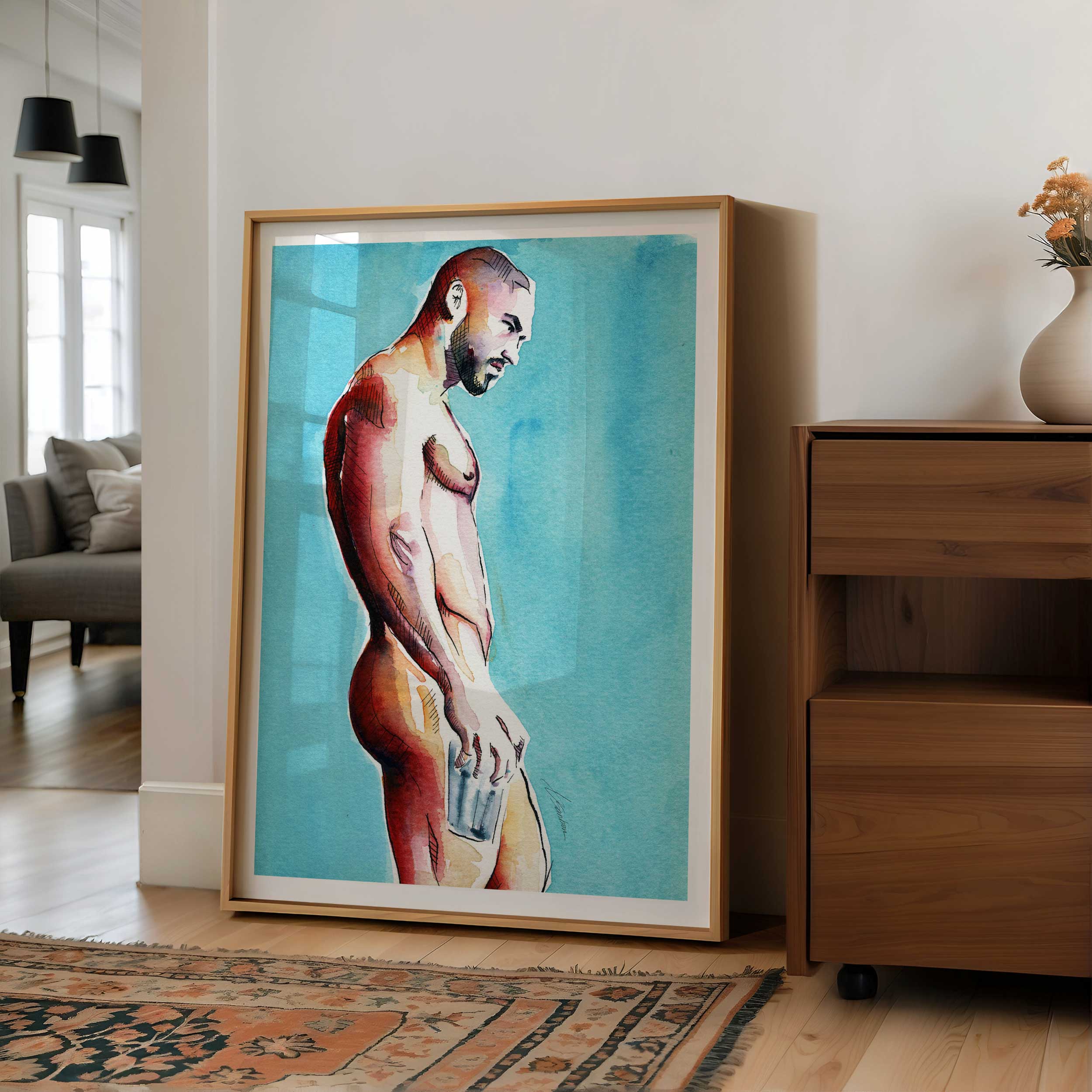 A Quiet Pour – Art Print Artist Brenden Sanborn