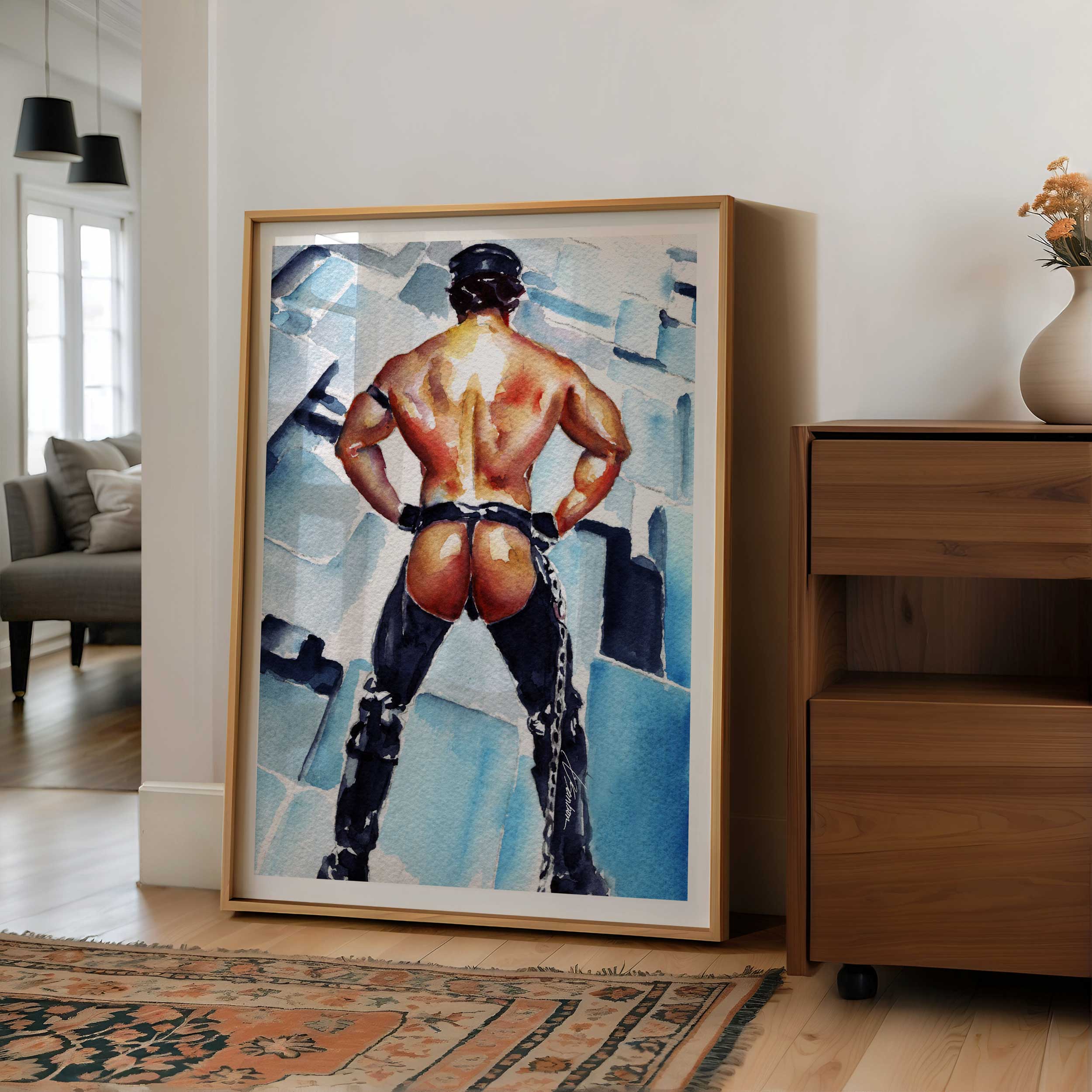 Booty and the Boss – Art Print Artist Brenden Sanborn