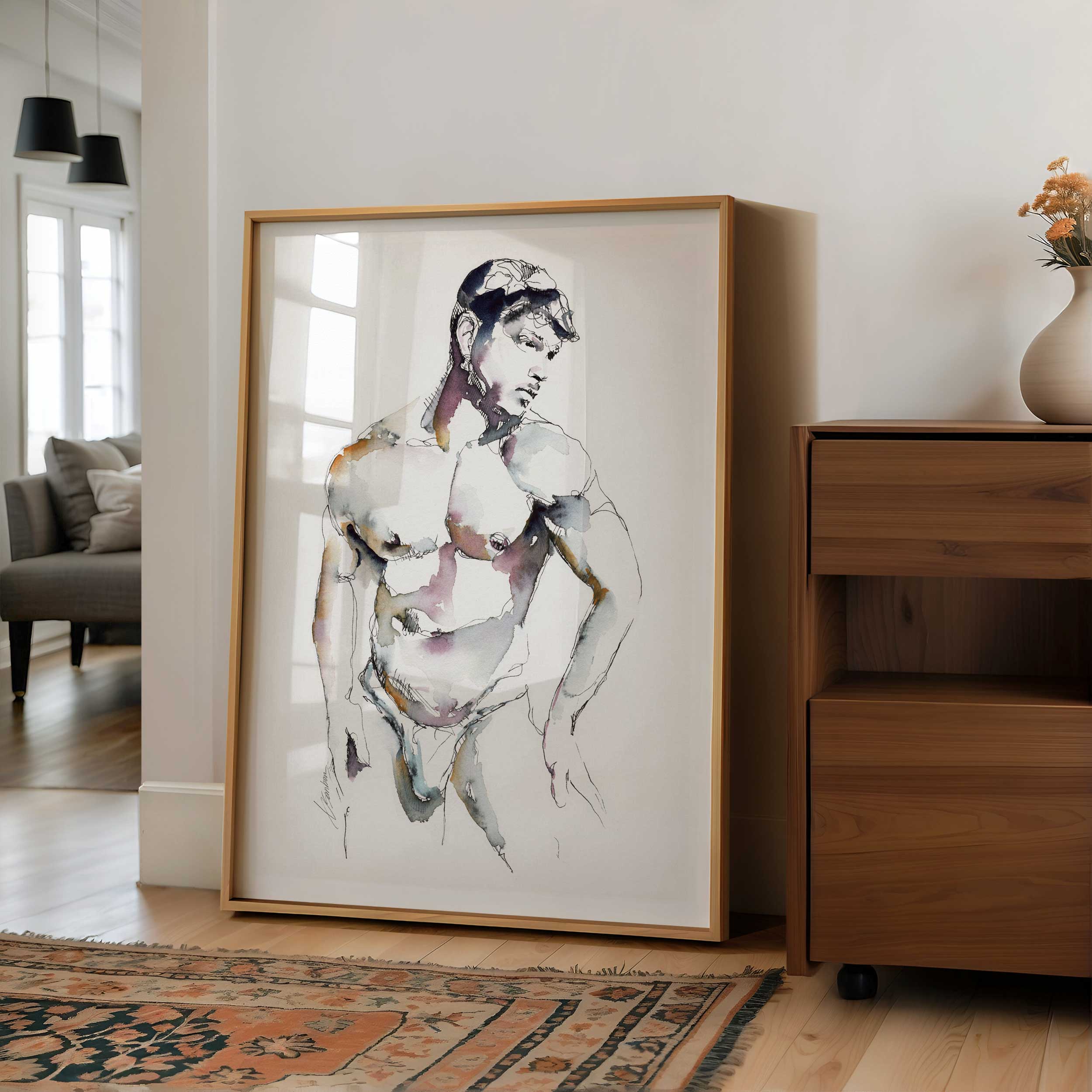 The Look That Holds You Still – Art Print Artist Brenden Sanborn