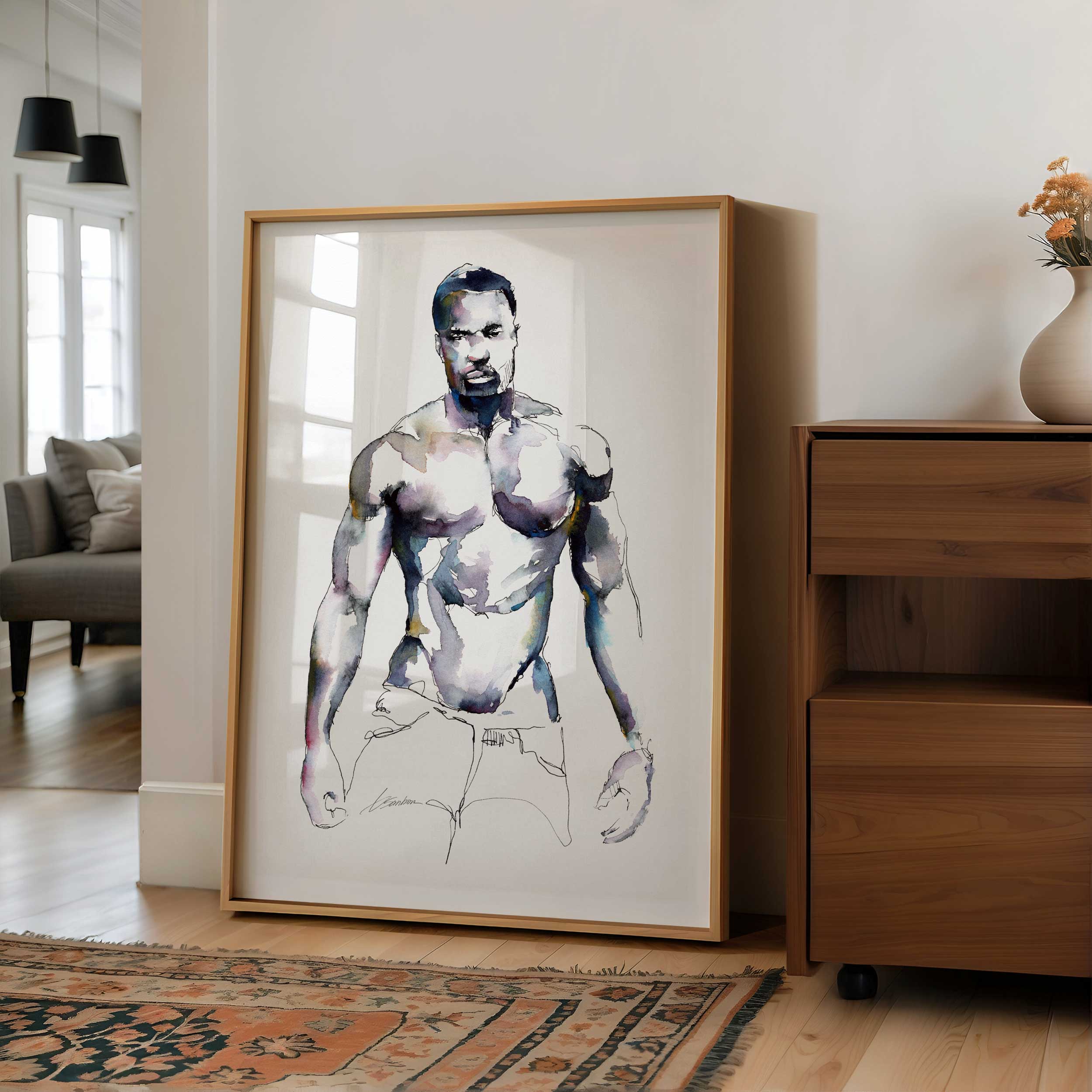 The Slow Unravel of Temptation – Art Print Artist Brenden Sanborn