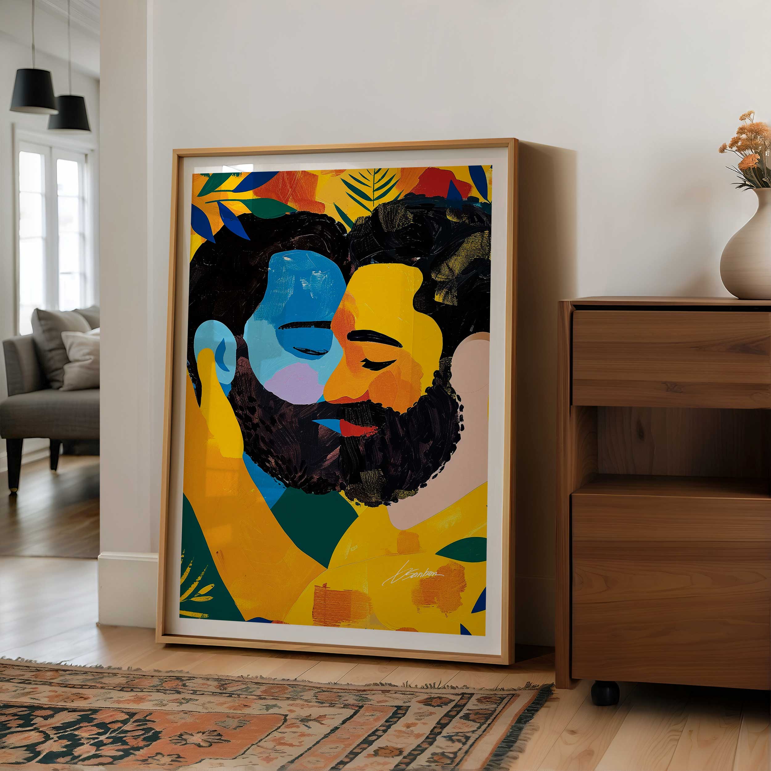 A Breath Before the Kiss – Art Print Artist Brenden Sanborn