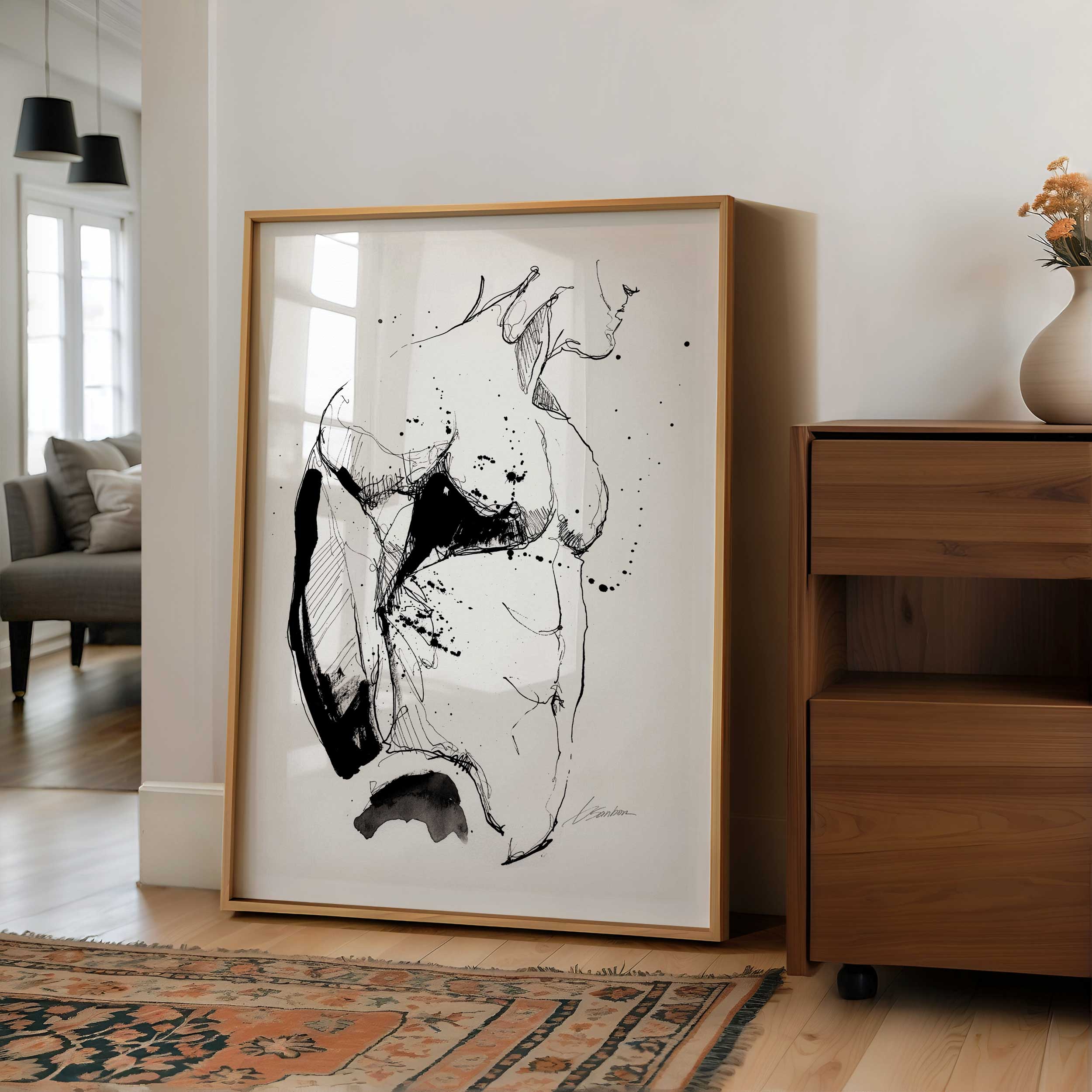 Of Muscle and Midnight Stains – Art Print Artist Brenden Sanborn