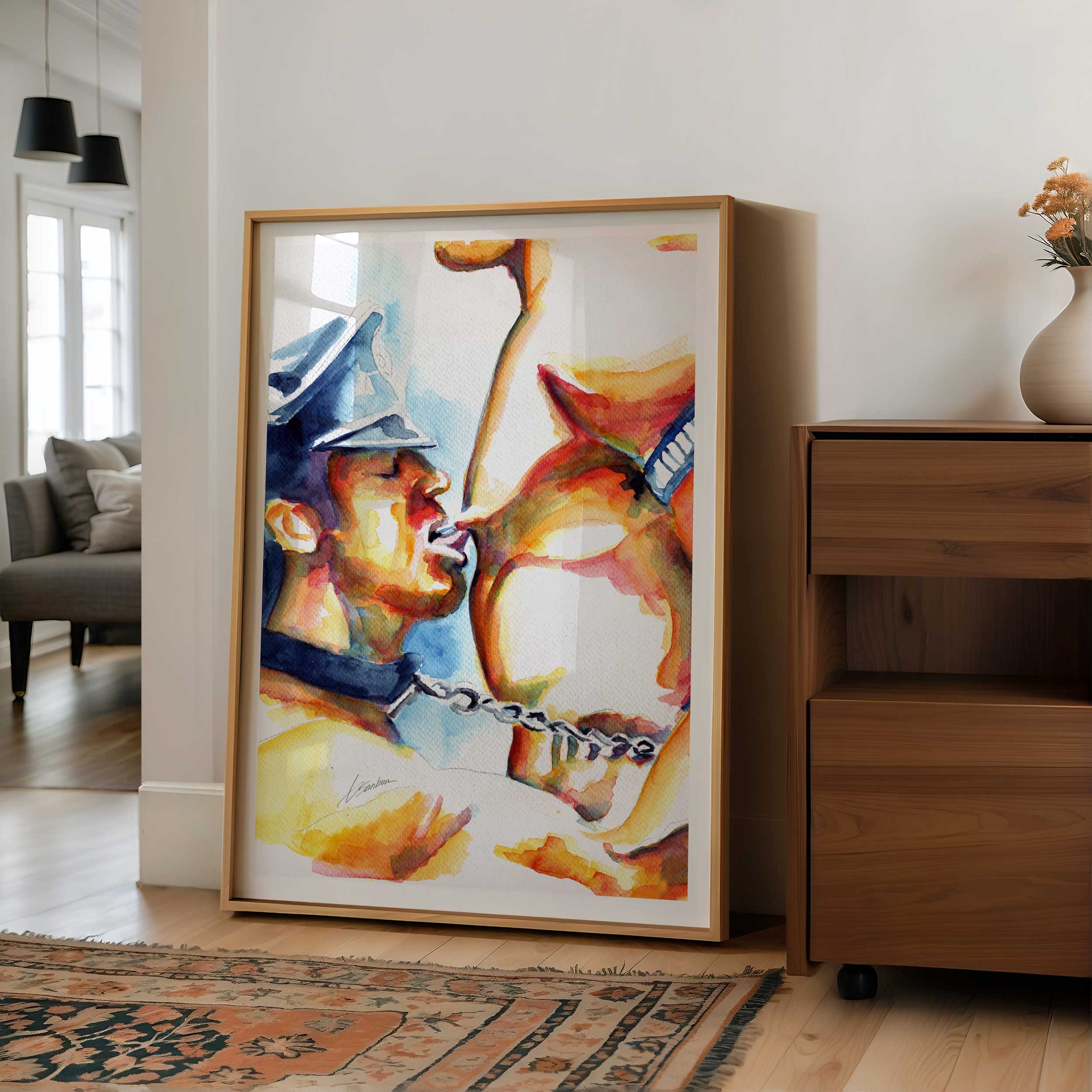 Leather Fantasy and Submission – Art Print Artist Brenden Sanborn