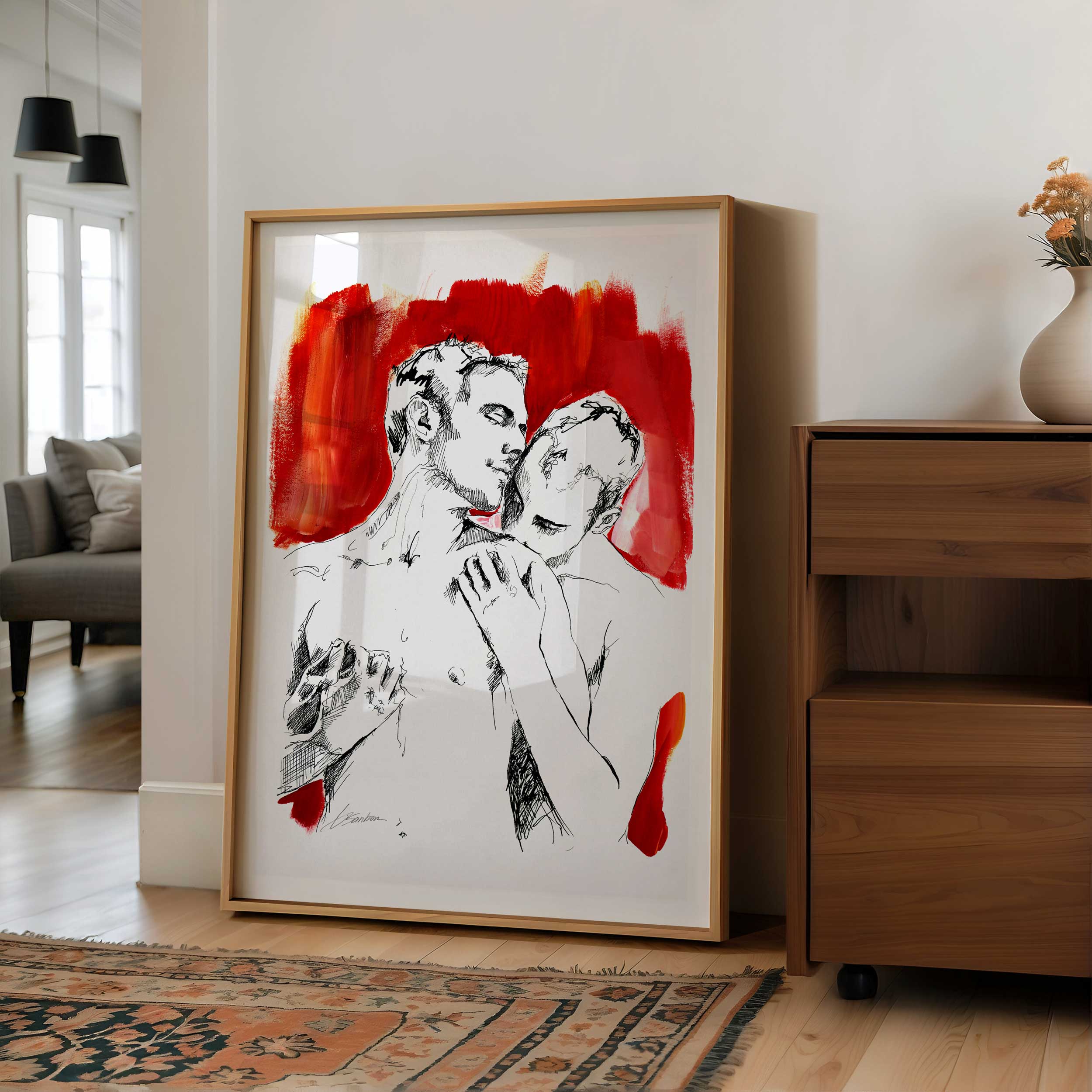 Whispers Against Your Skin – Art Print Artist Brenden Sanborn