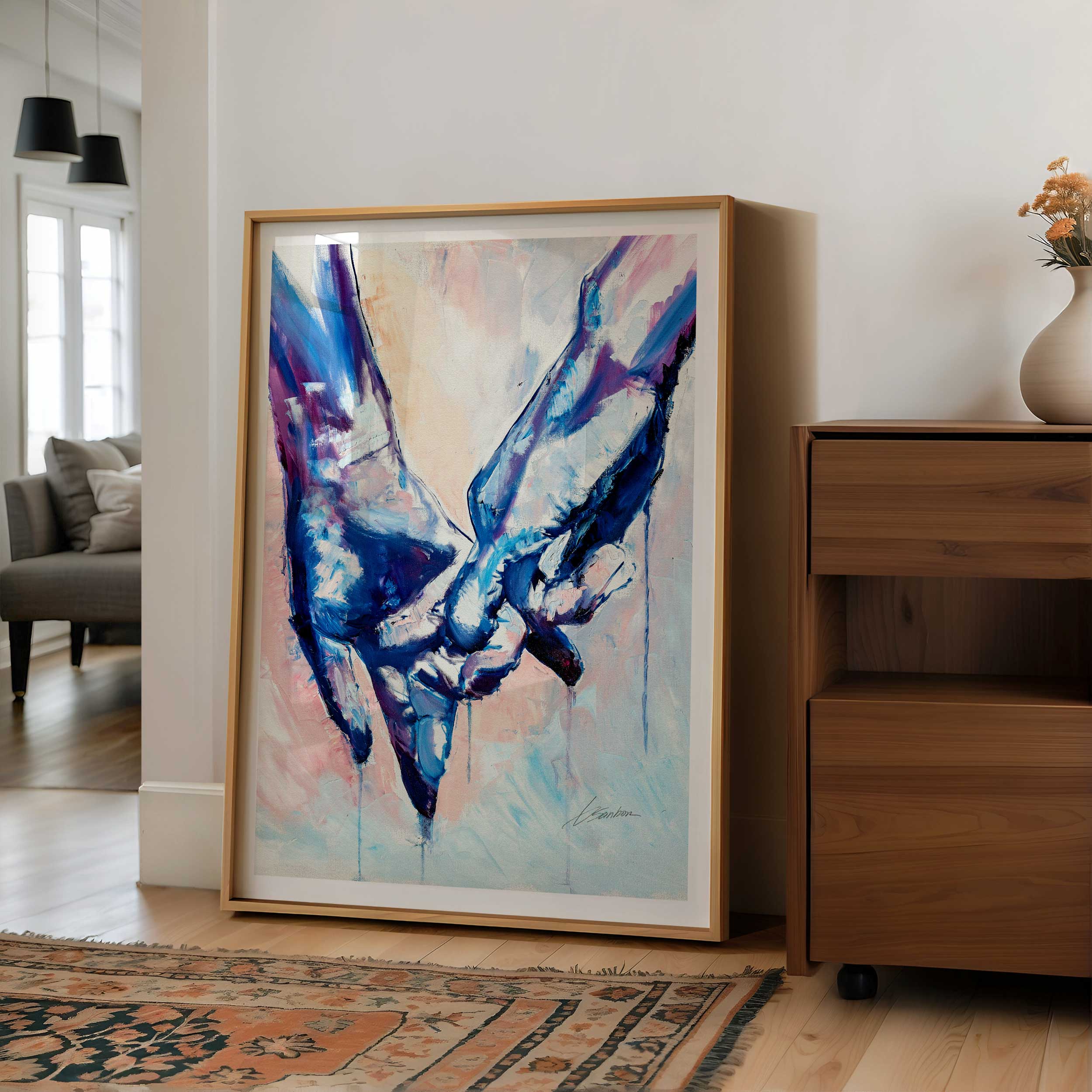 Hand in Hand – Art Print Artist Brenden Sanborn