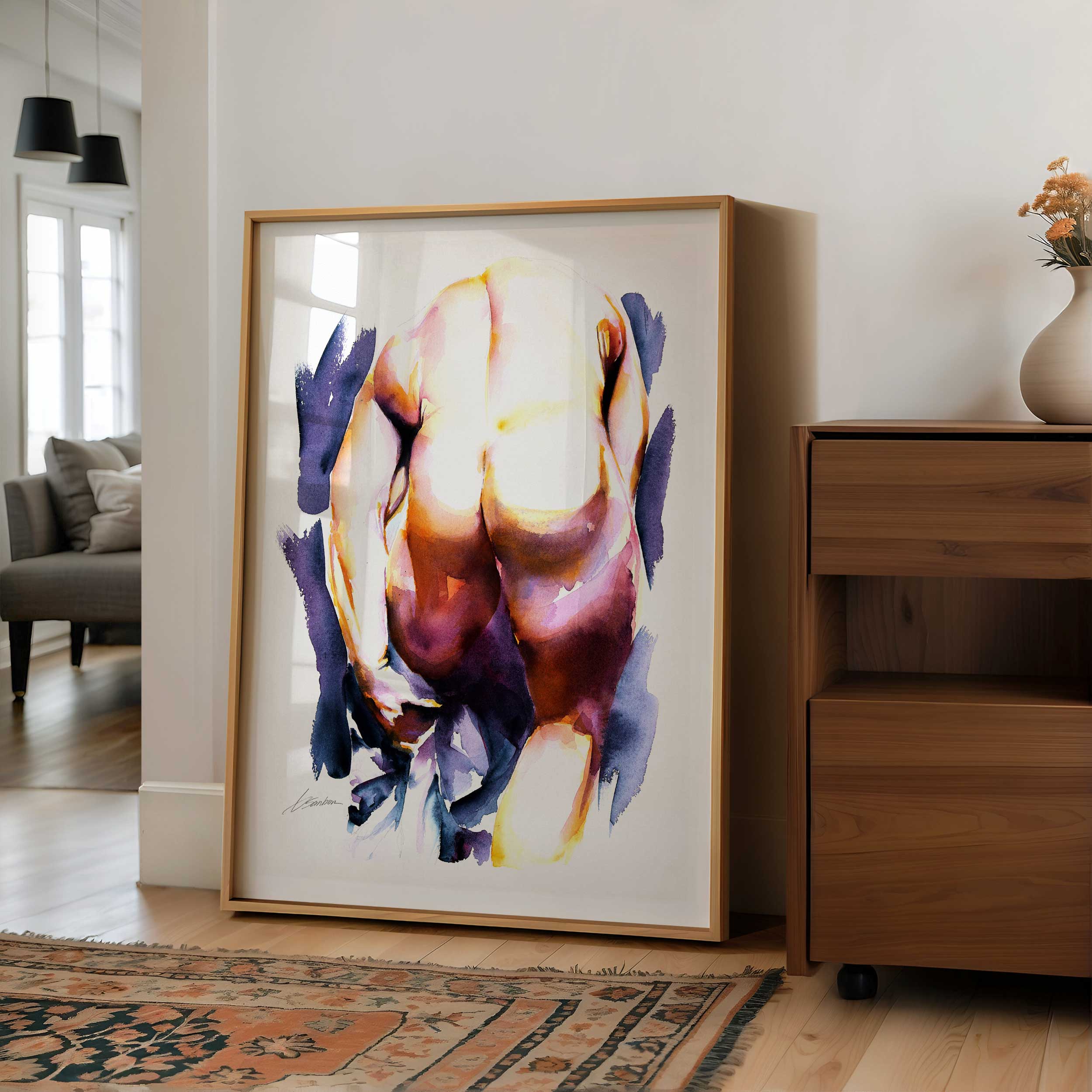 Bending into the Light – Art Print Artist Brenden Sanborn