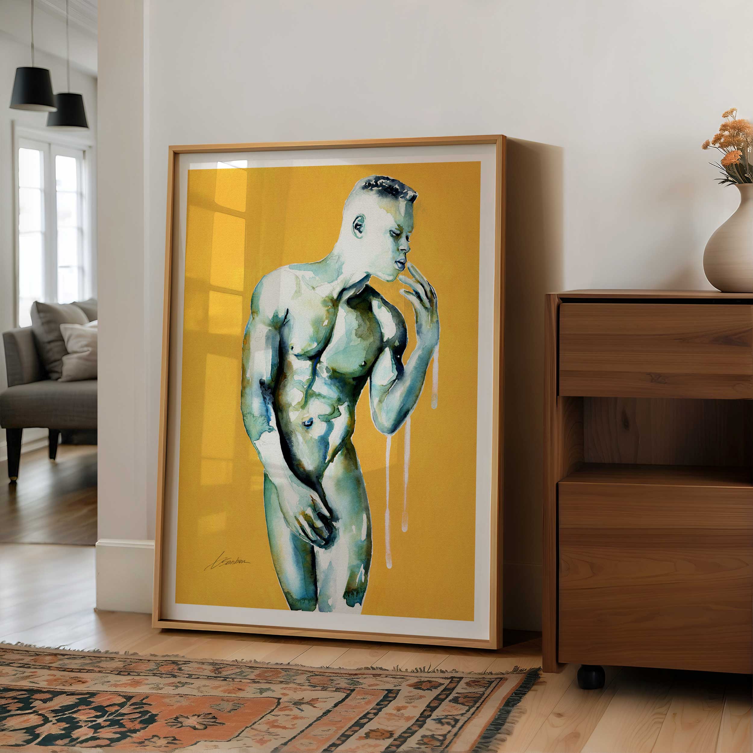 The Pause Before Desire – Art Print Artist Brenden Sanborn