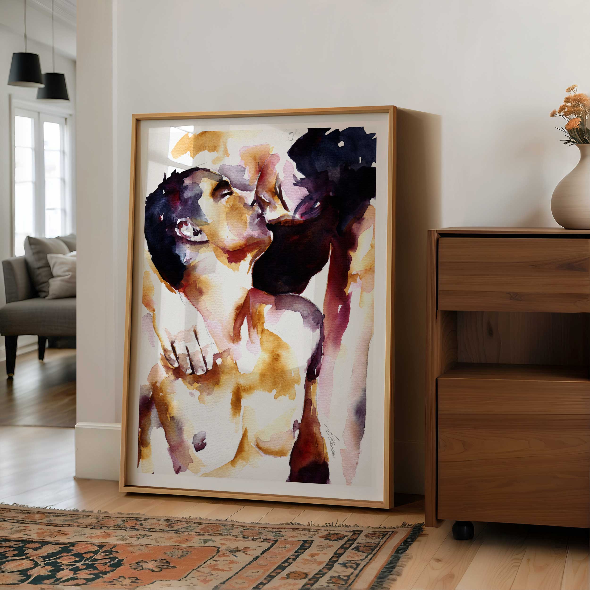 Soft Murmurs and Tender Touch – Art Print Artist Brenden Sanborn