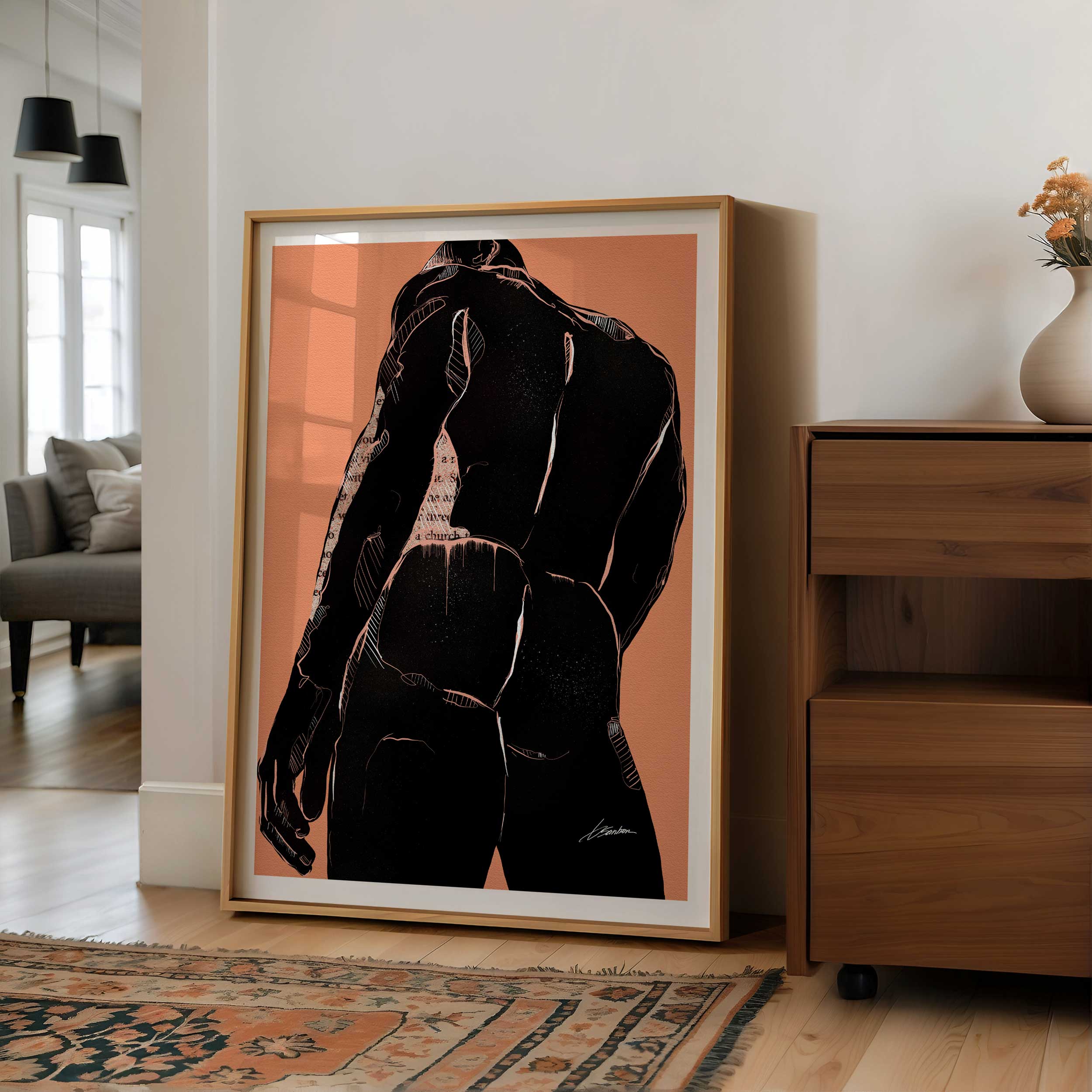View From Behind and Below - Art Print Artist Brenden Sanborn