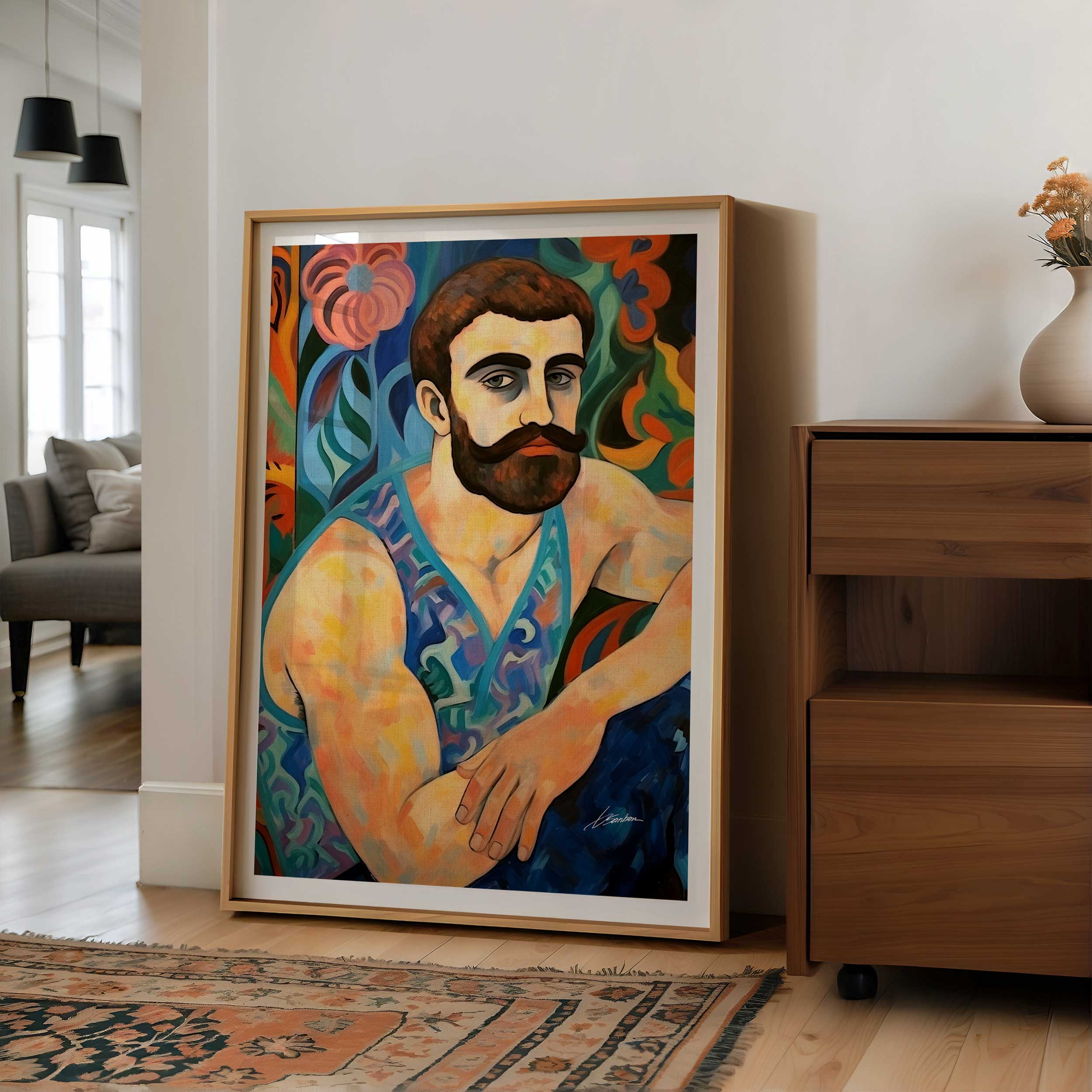 The Strongman’s Poise – Art Print Artist Brenden Sanborn