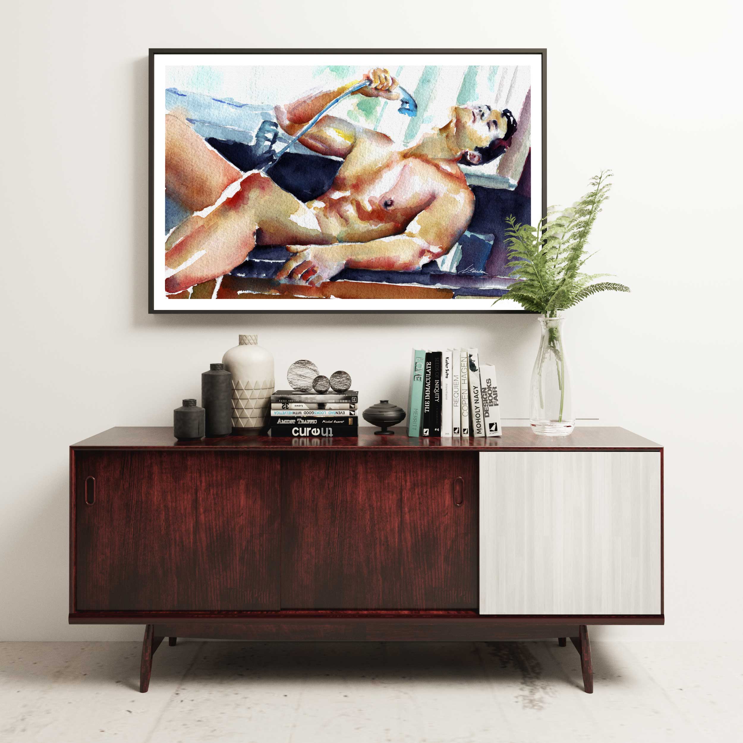 Wet and Wanting – Art Print Artist Brenden Sanborn