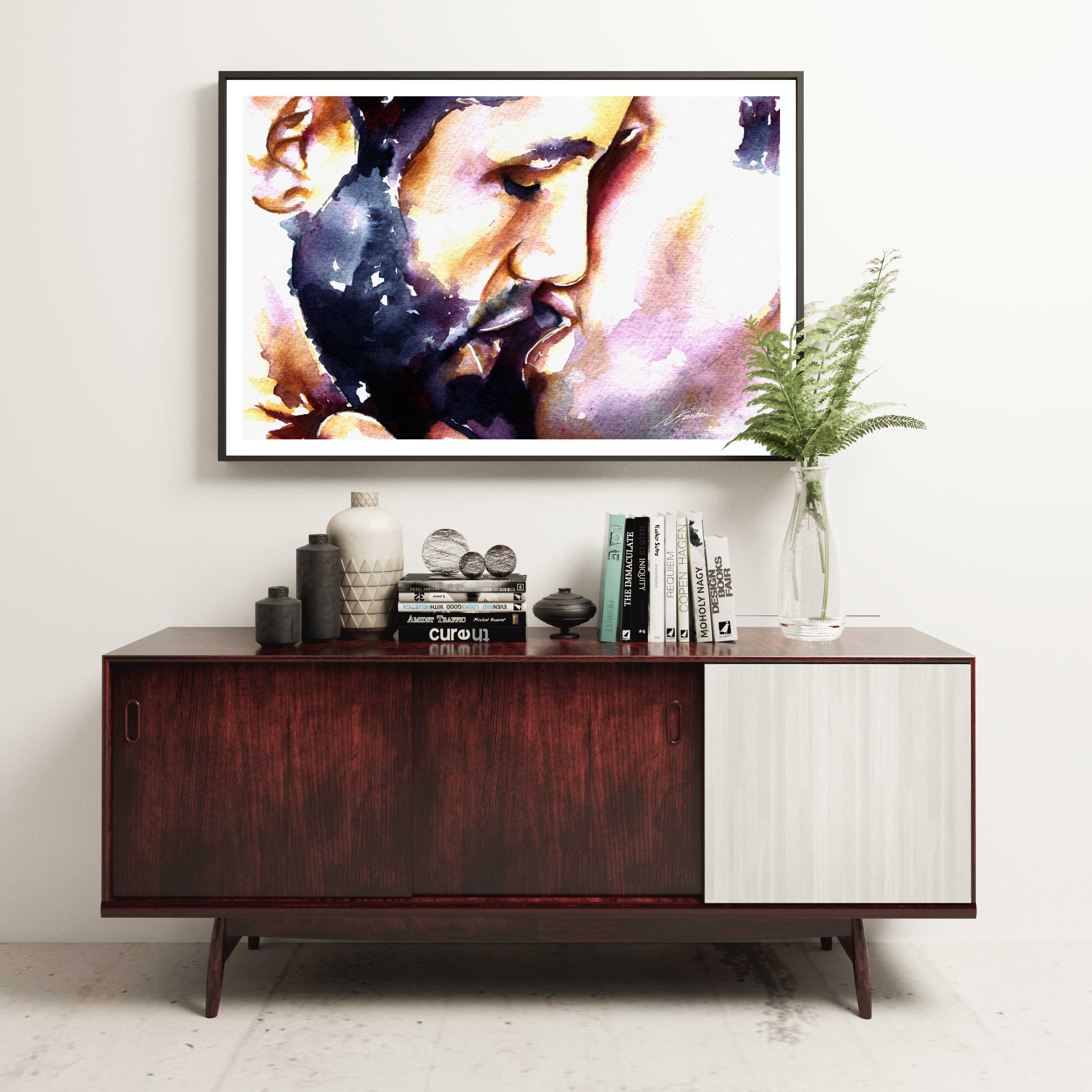 Soft Lips and Stolen Moments – Art Print Artist Brenden Sanborn