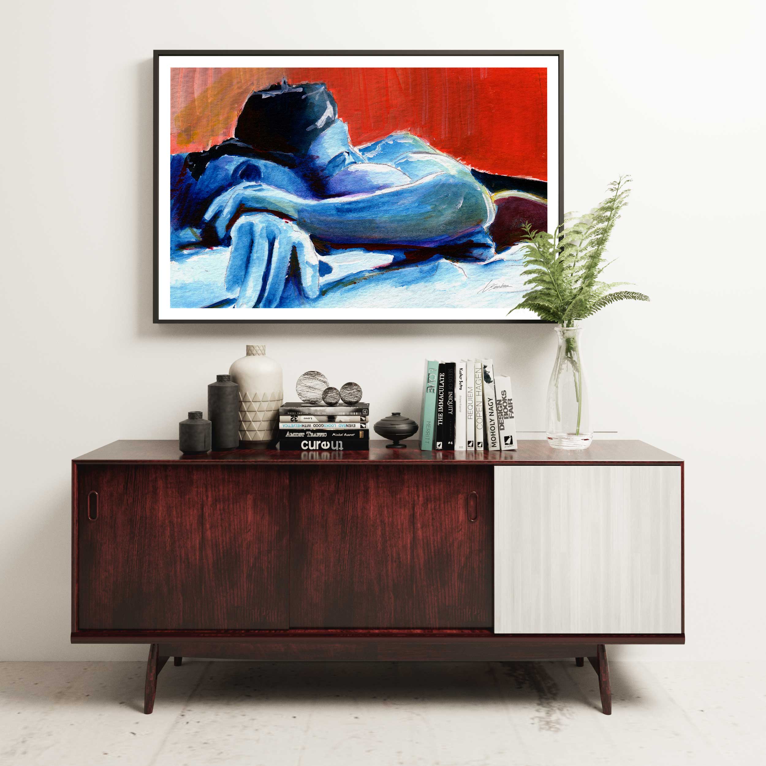 Lost in His Touch – Art Print Artist Brenden Sanborn