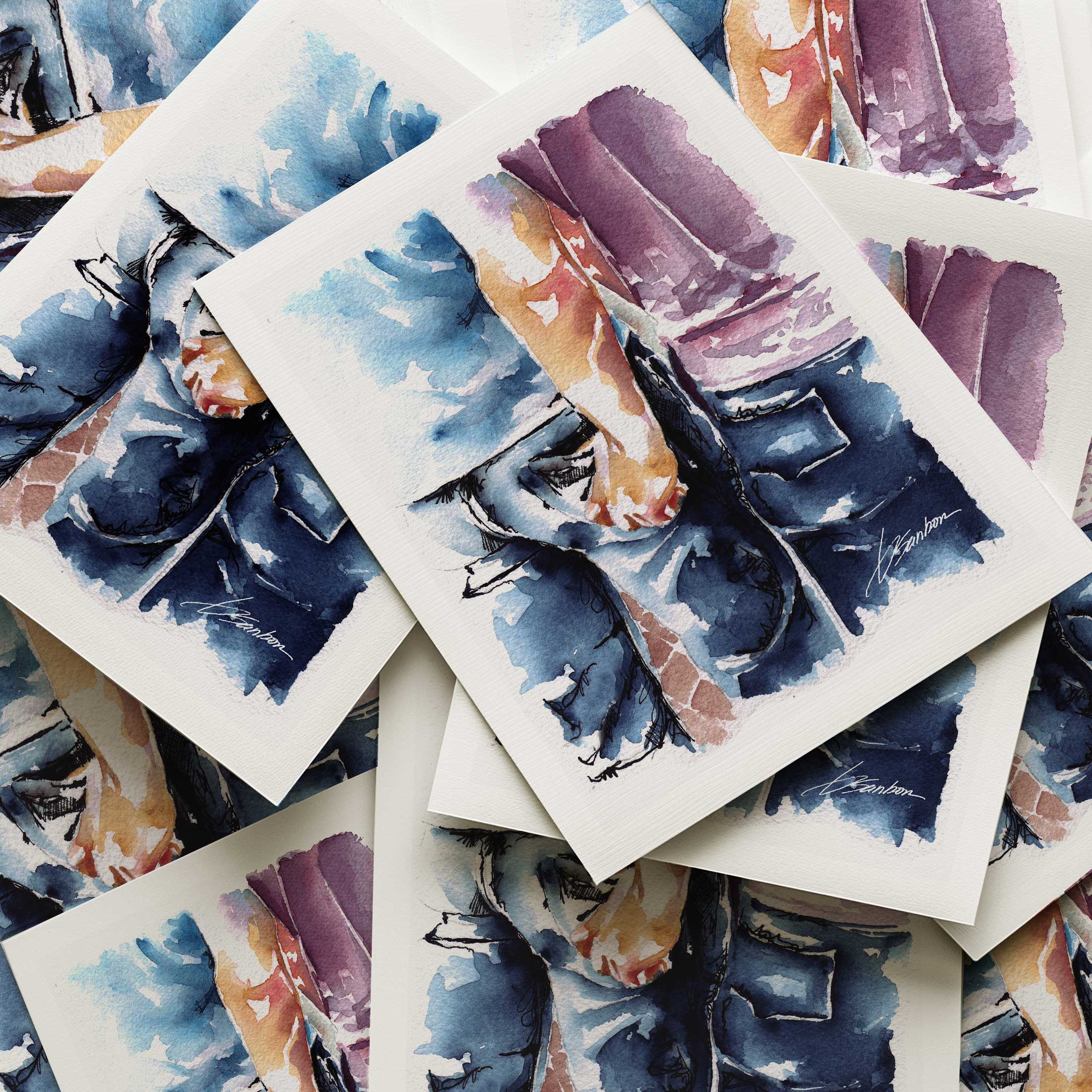 Love Found at the Festival - Art Print Artist Brenden Sanborn