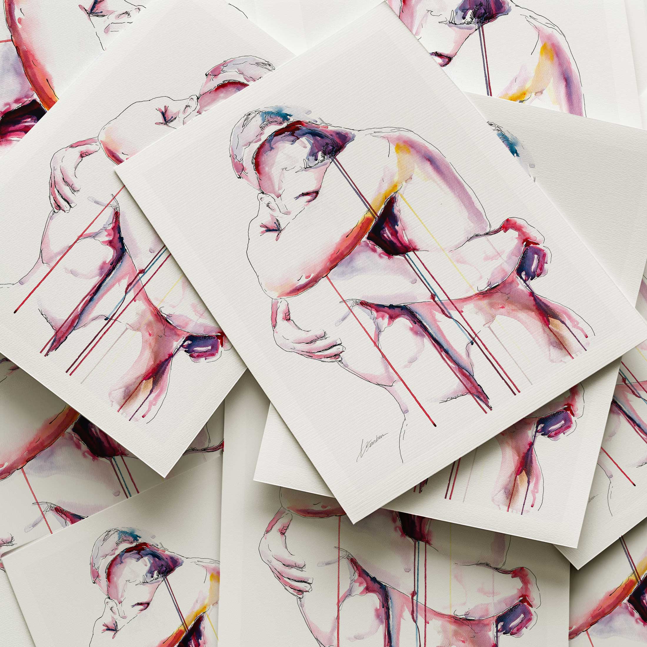 Never Let Me Go - Art Print Artist Brenden Sanborn