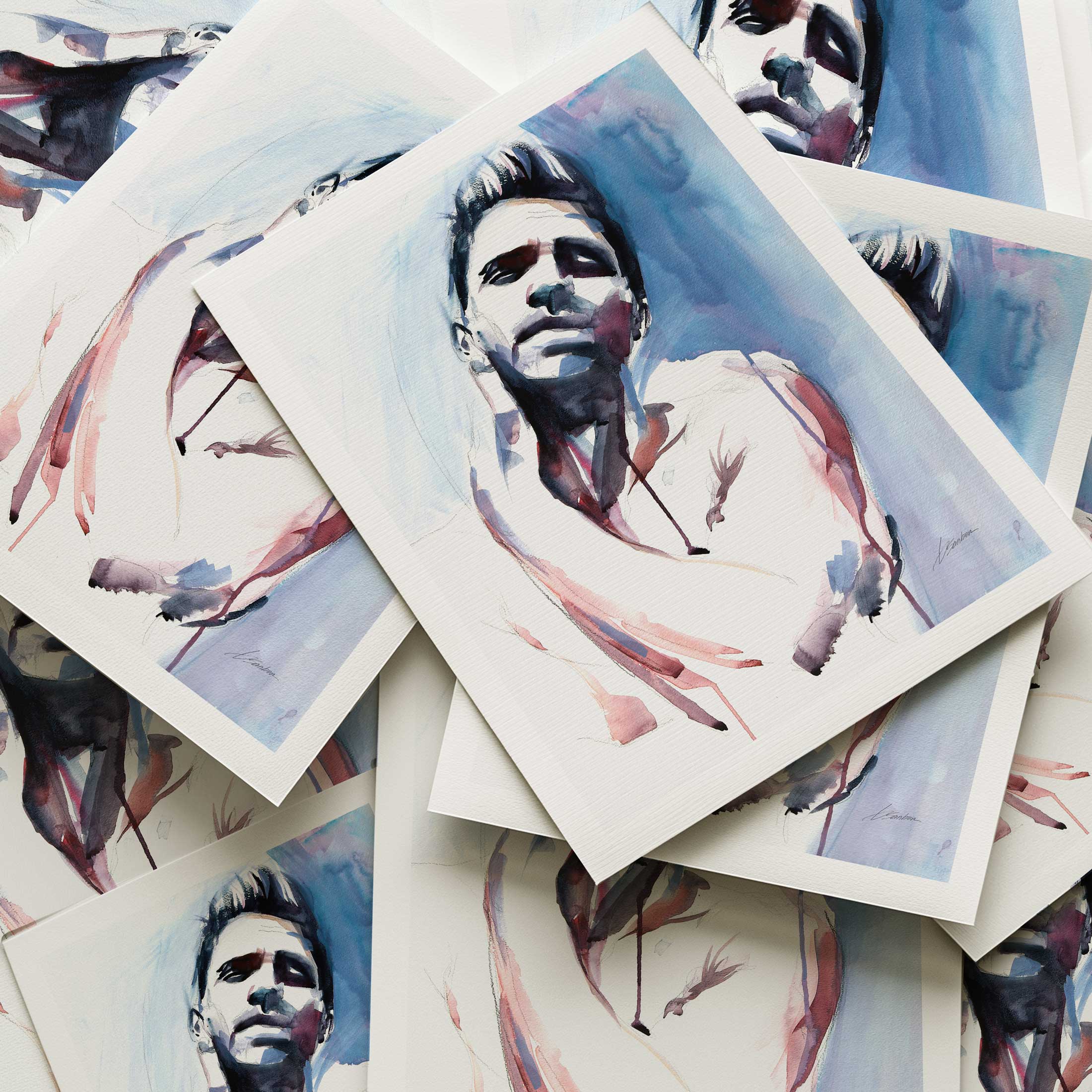 Neck Arched in Quiet Longing - Art Print Artist Brenden Sanborn