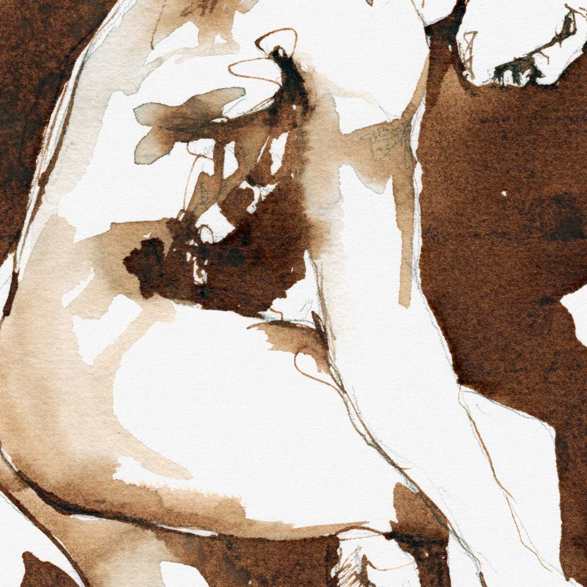 Lowering His Guard – Art Print Artist Brenden Sanborn