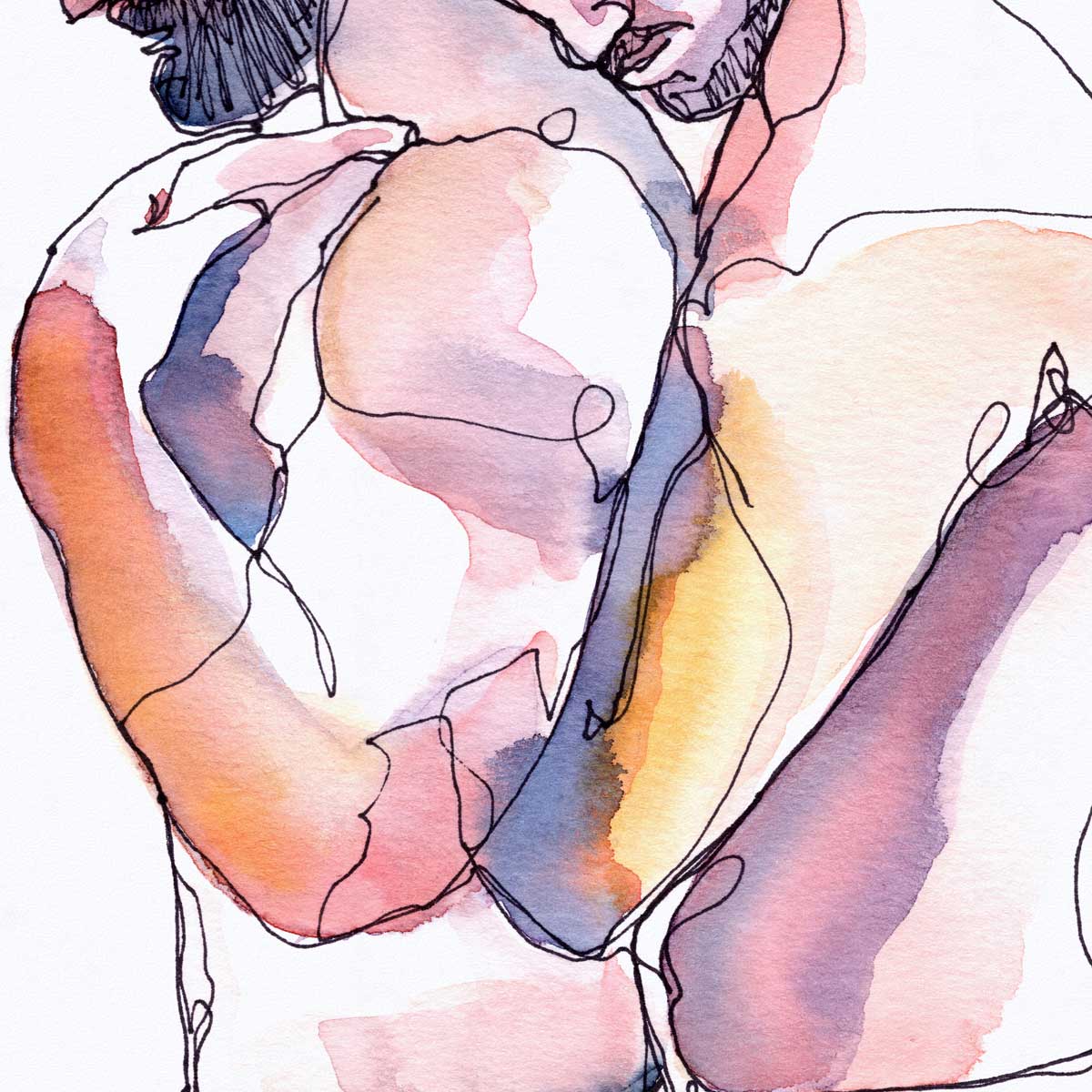 Holding On in Gentle Light – Art Print Artist Brenden Sanborn