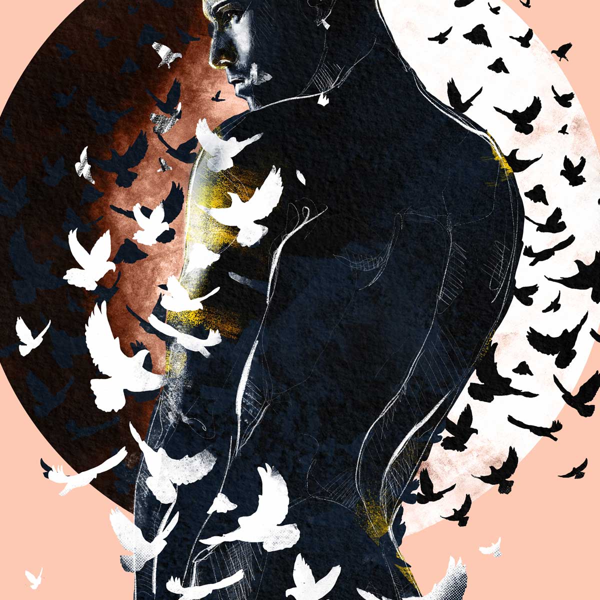 Whispers of the New Moon - Art Print Artist Brenden Sanborn