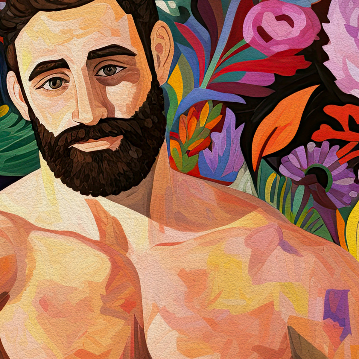 Bloom Around Him – Art Print Artist Brenden Sanborn