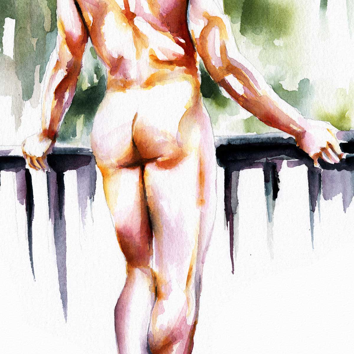 Leaning into the Breeze – Art Print Artist Brenden Sanborn