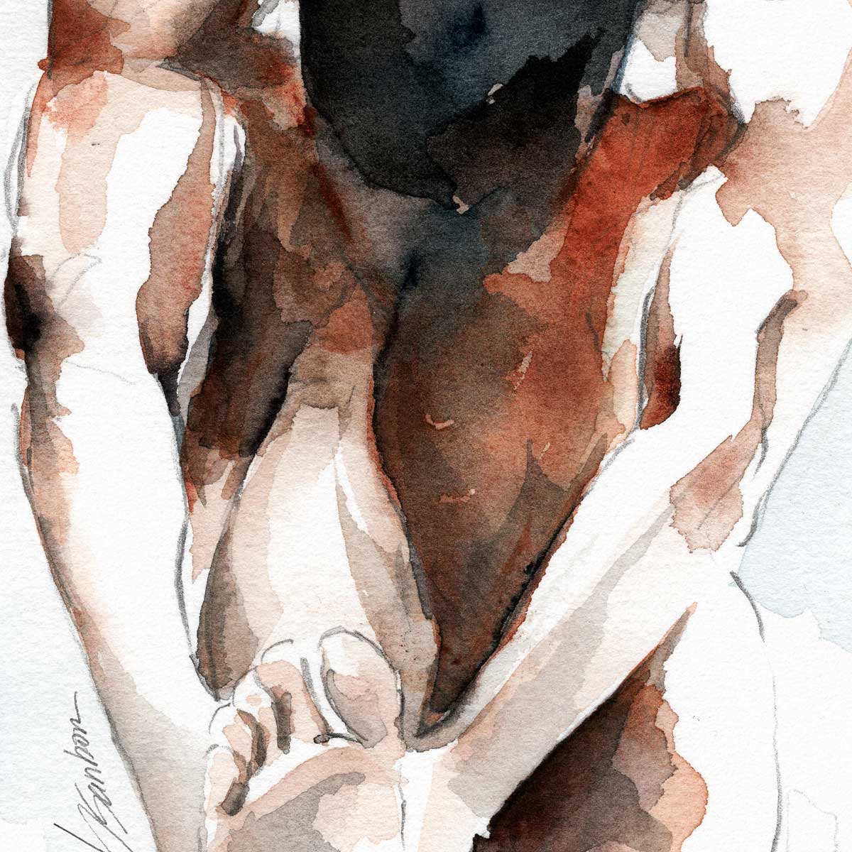 Folding Into Stillness – Art Print Artist Brenden Sanborn