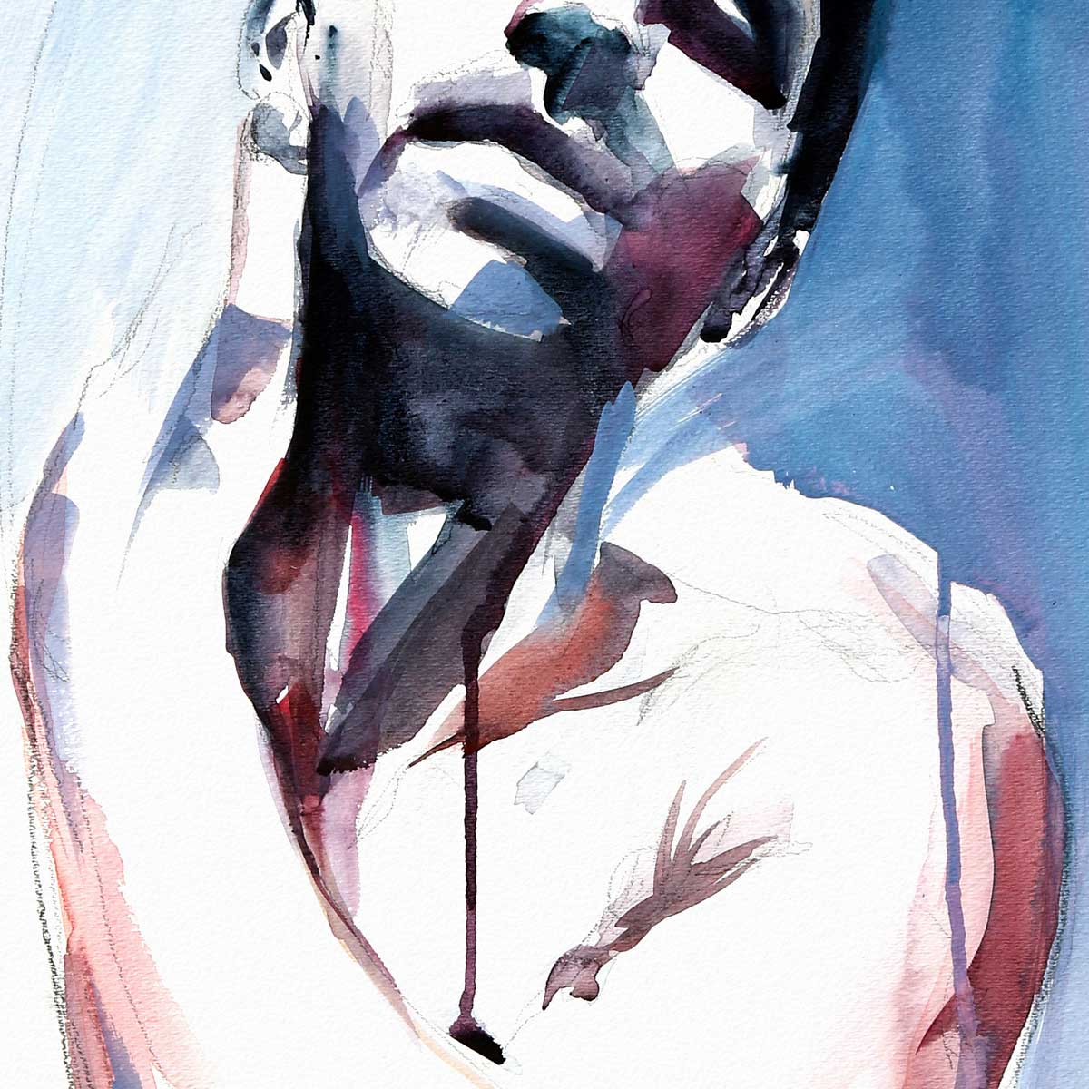 Neck Arched in Quiet Longing - Art Print Artist Brenden Sanborn