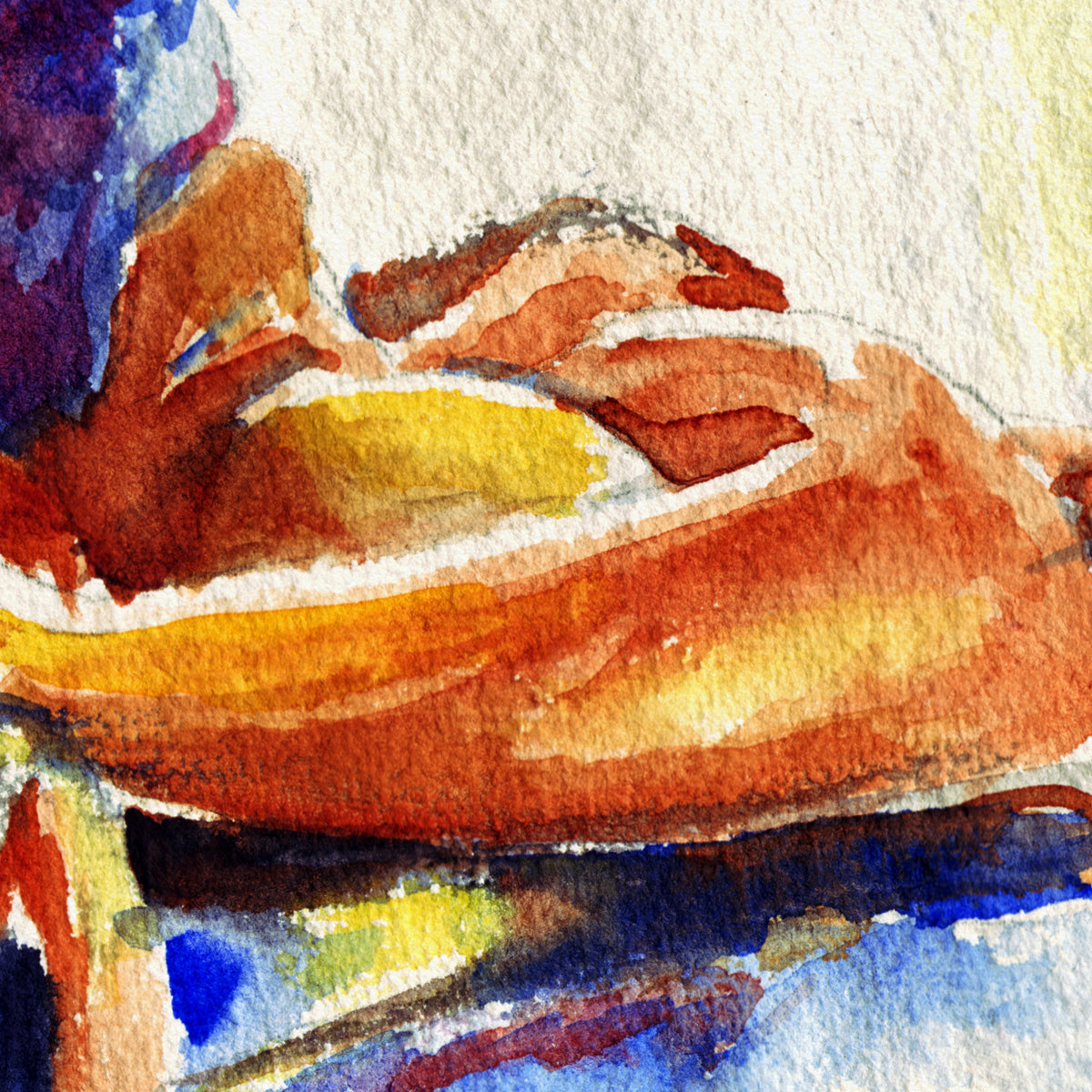 Sunlit Rest on Soft Sheets – Art Prin Artist Brenden Sanborn