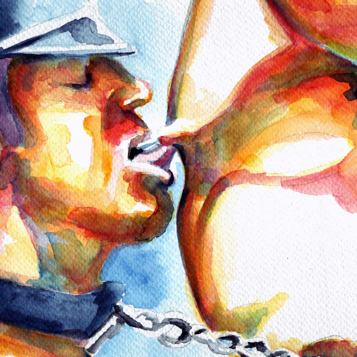 Leather Fantasy and Submission – Art Print Artist Brenden Sanborn