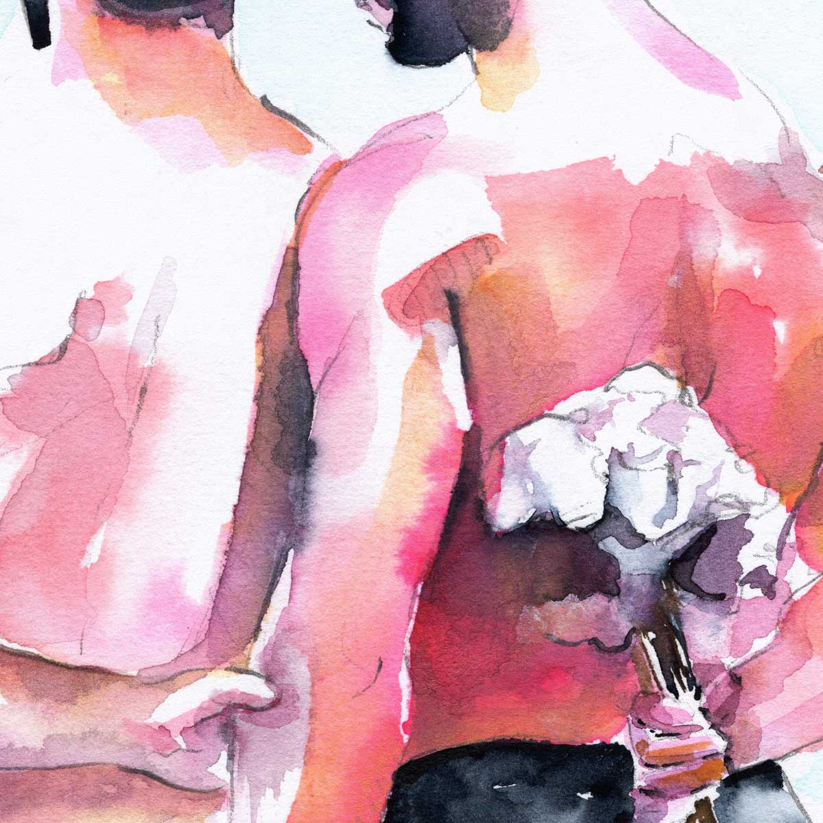 Waiting to Give His Love – Art Print Artist Brenden Sanborn